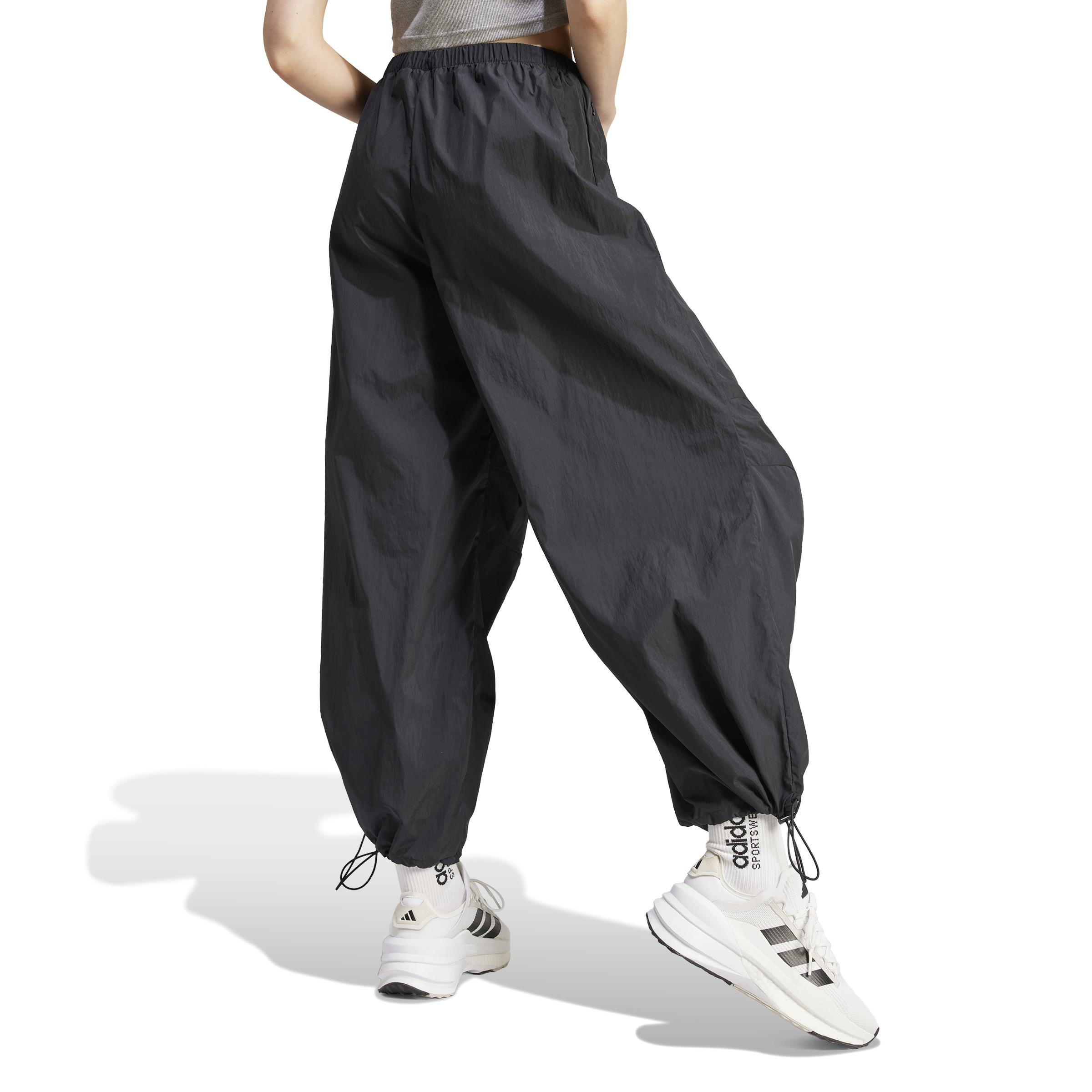 City Escape Parachute Tracksuit Bottoms, Black, A901_ONE, large image number 3