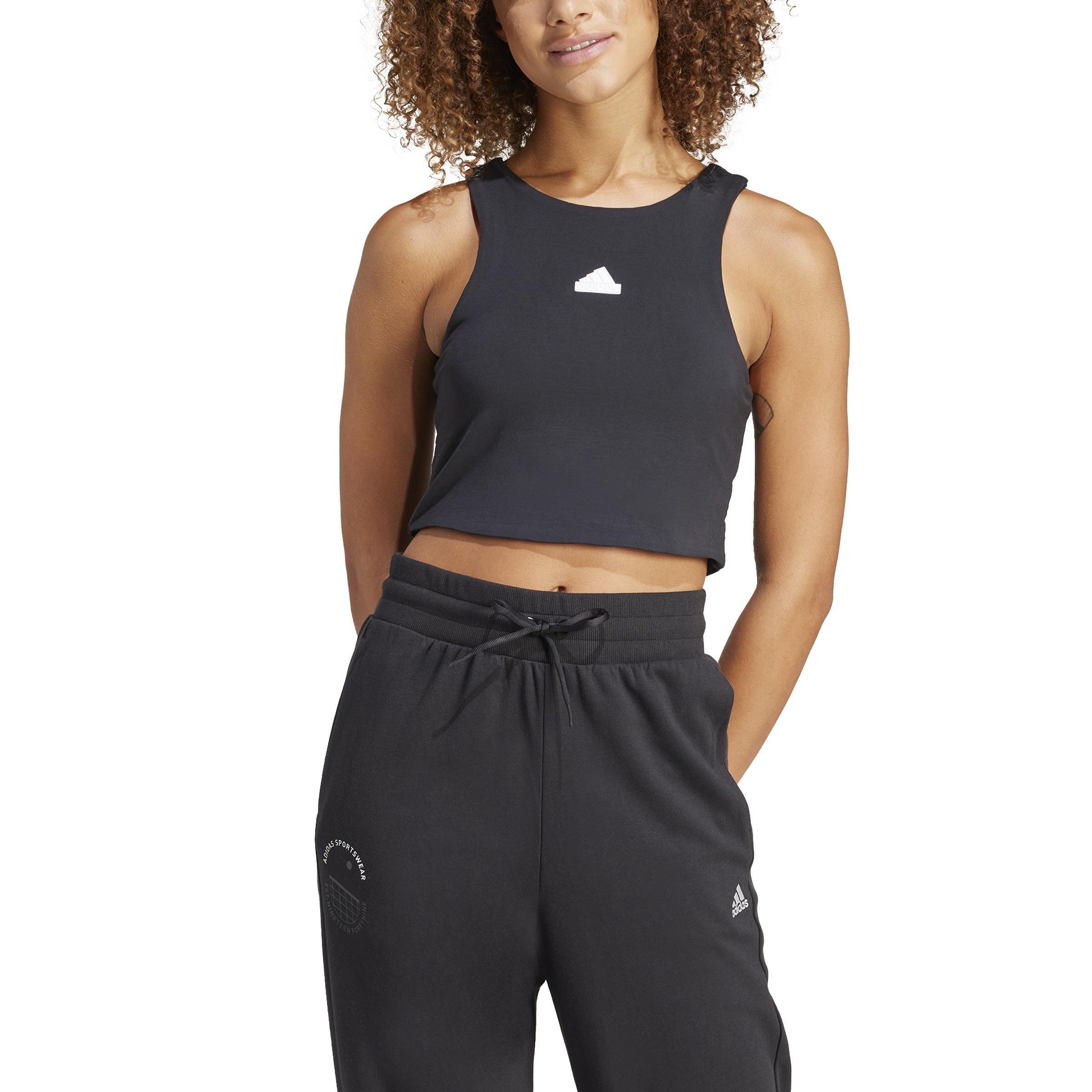 City Escape Crop Tank Top, Black, A901_ONE, medium