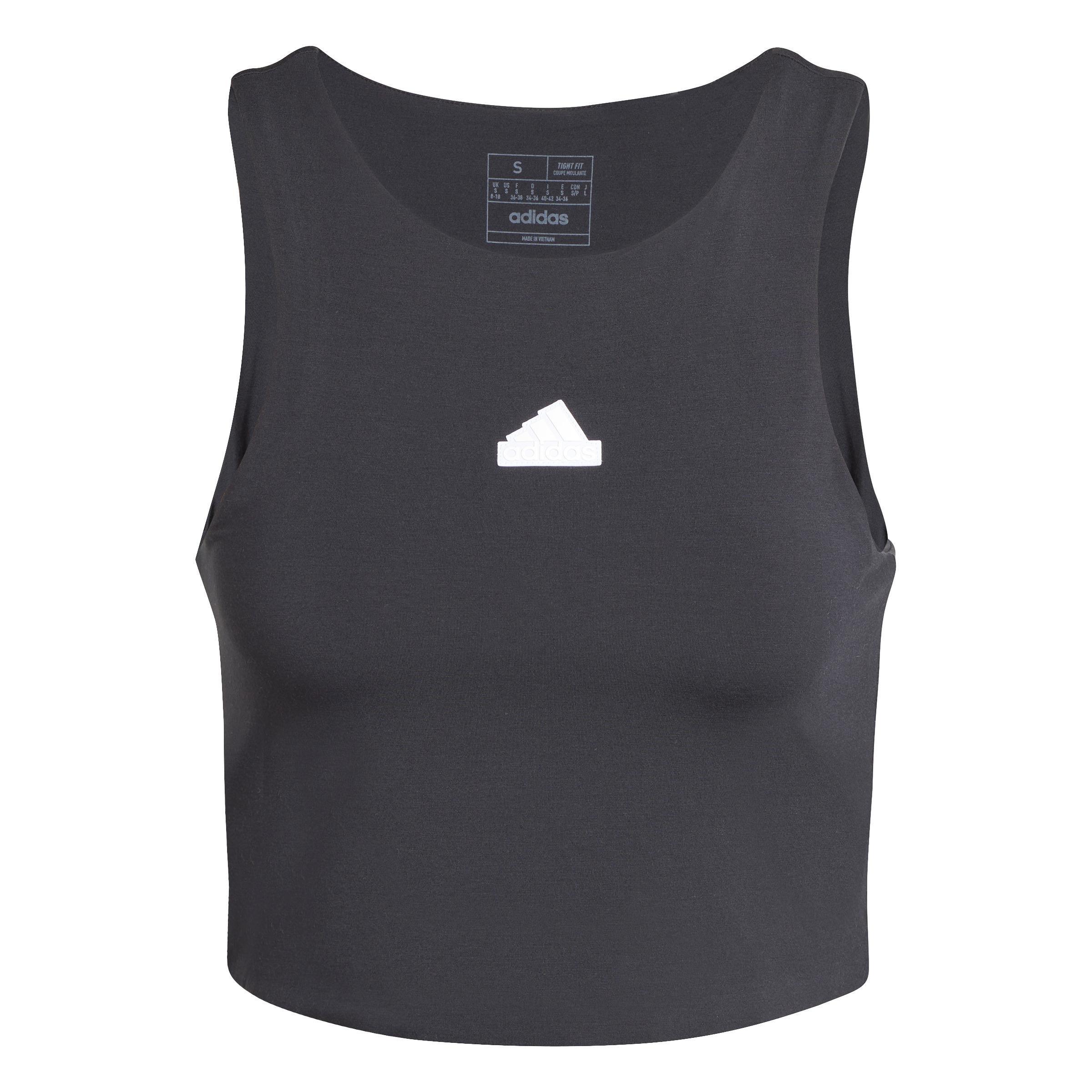 City Escape Crop Tank Top, Black, A901_ONE, large image number 1