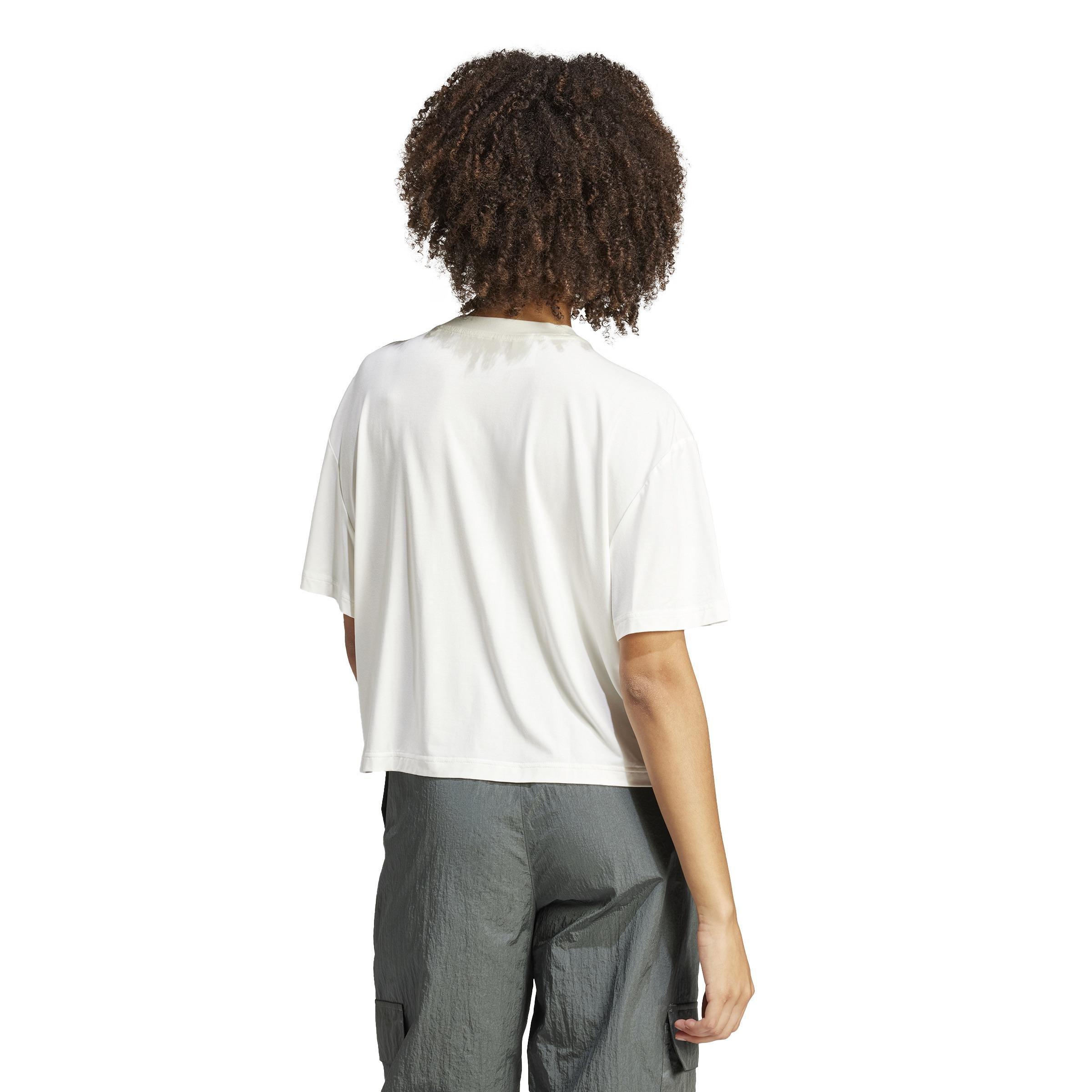 City Escape Loose Crop T-Shirt, White, A901_ONE, large image number 3