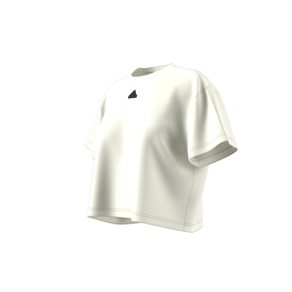 City Escape Loose Crop T-Shirt, White, A901_ONE, large image number 10