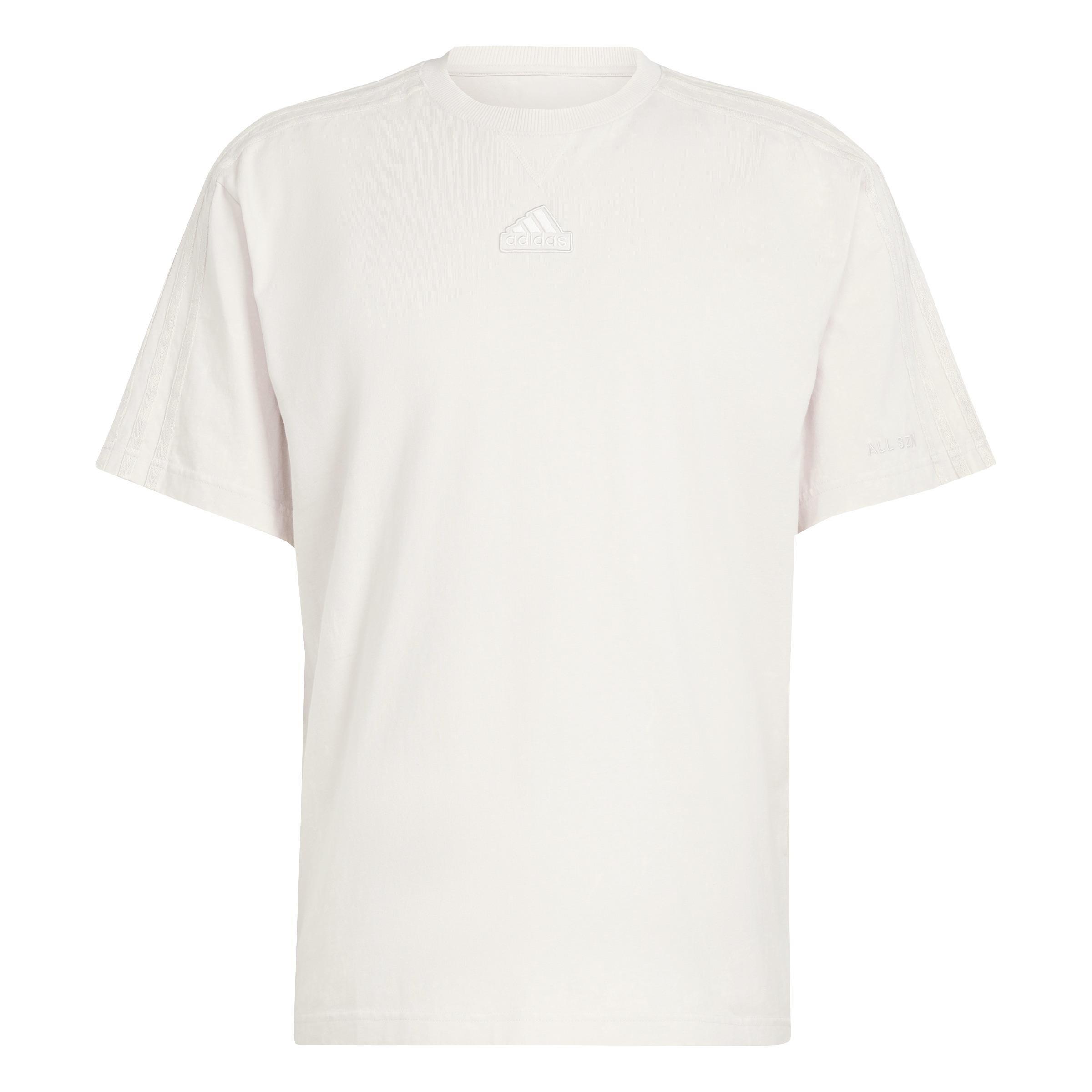 ALL SZN 3-Stripes Garment Wash T-Shirt, Pink, , large image number 0
