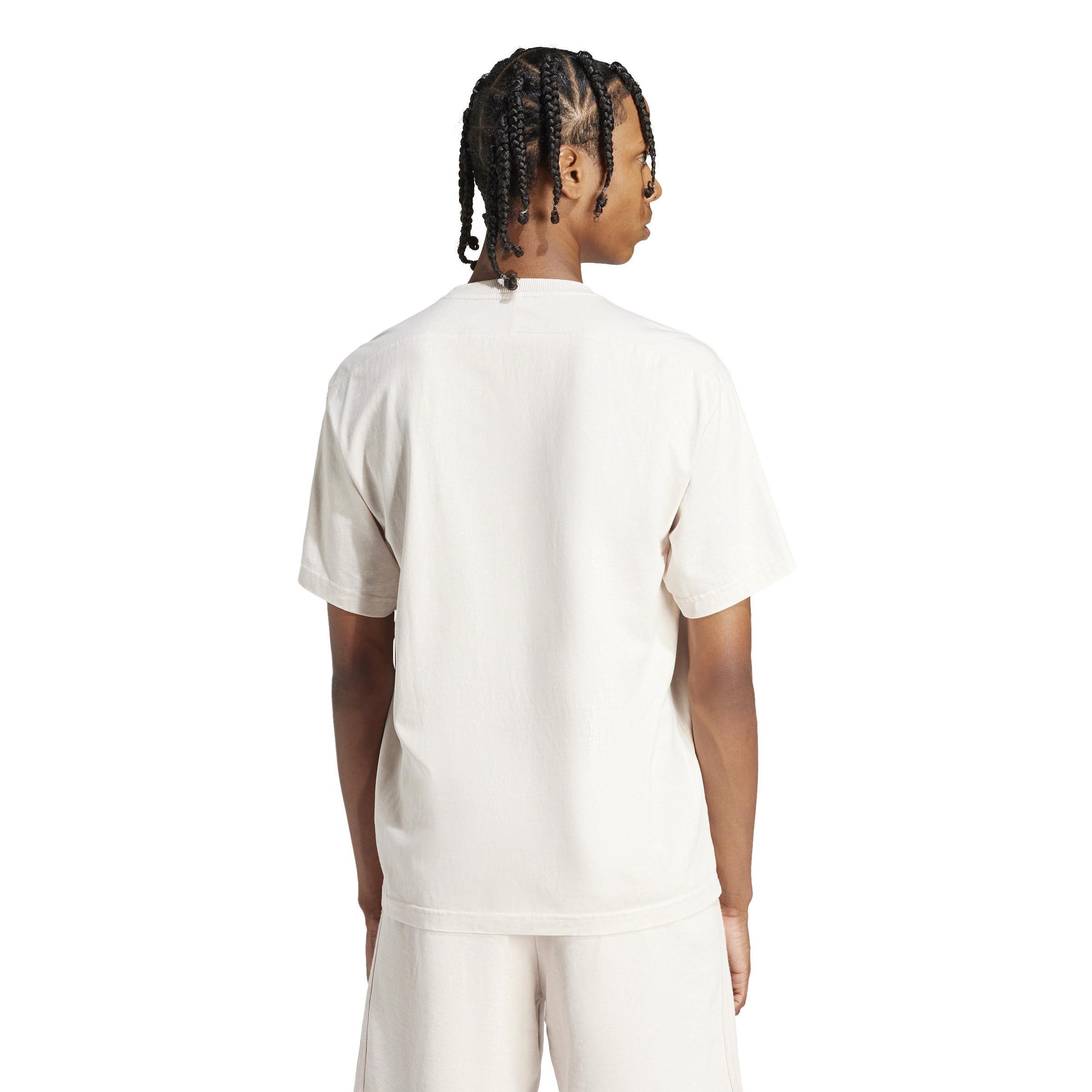 ALL SZN 3-Stripes Garment Wash T-Shirt, Pink, , large image number 3