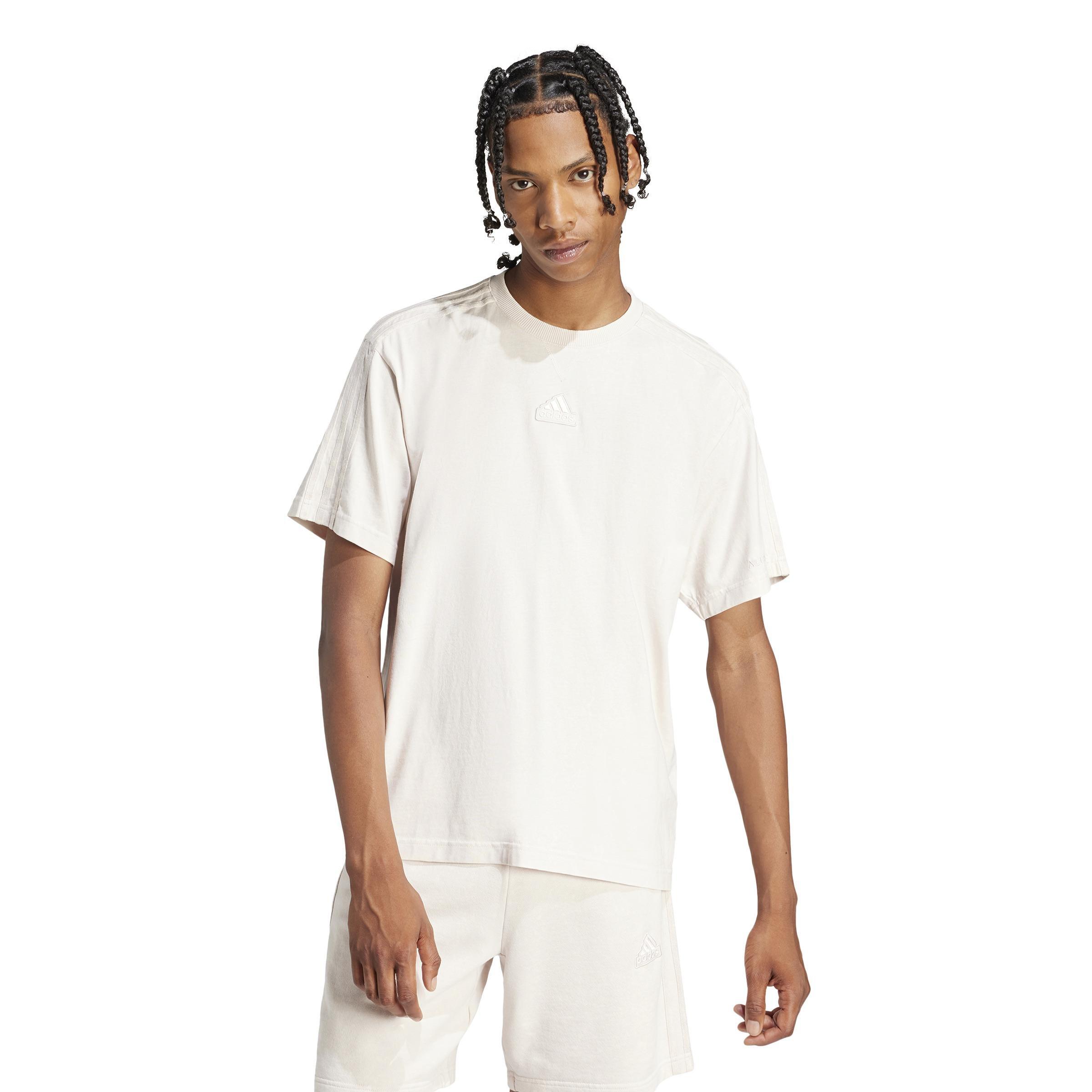 ALL SZN 3-Stripes Garment Wash T-Shirt, Pink, , large image number 7