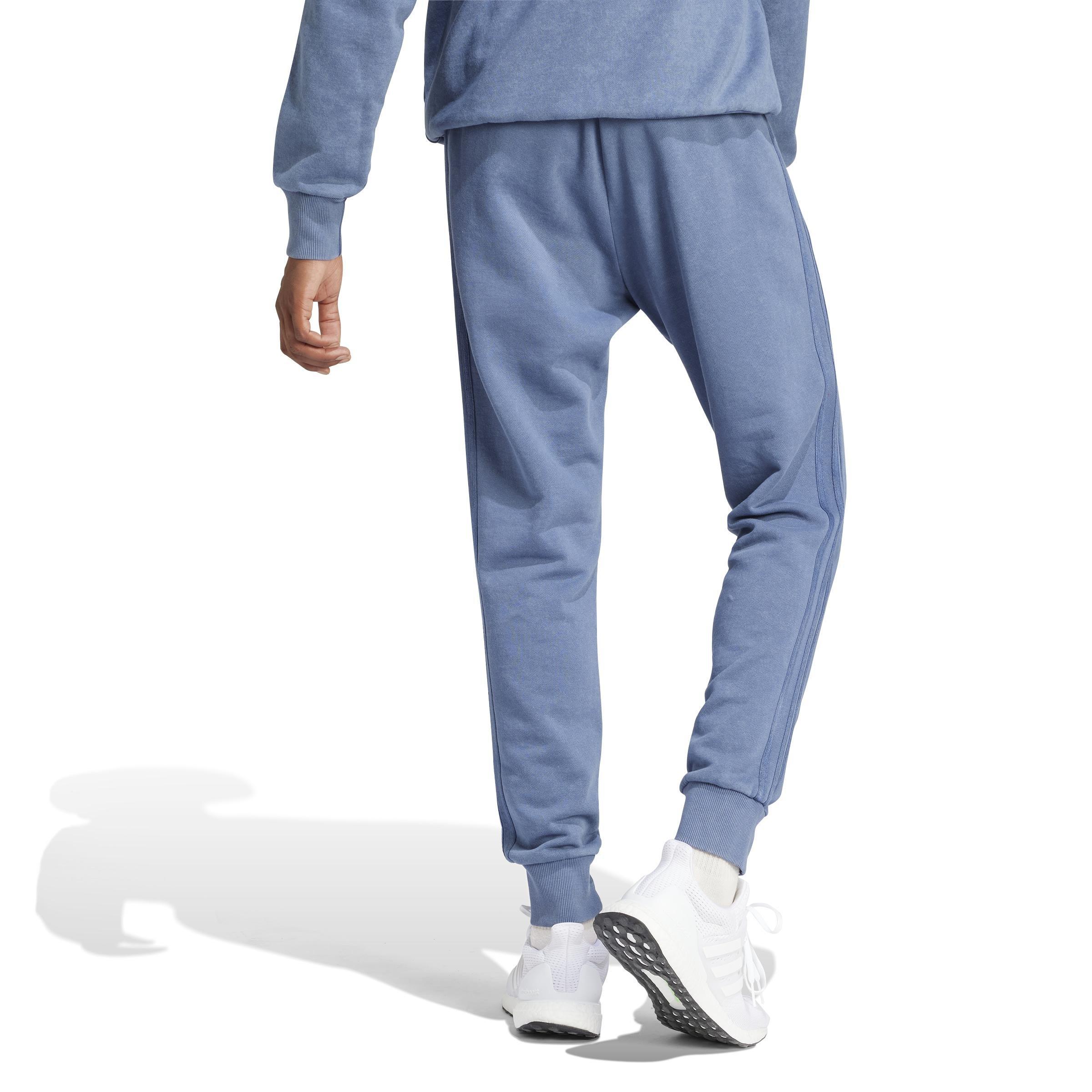 ALL SZN French Terry 3-Stripes Garment-Wash Joggers, Blue, , large image number 2
