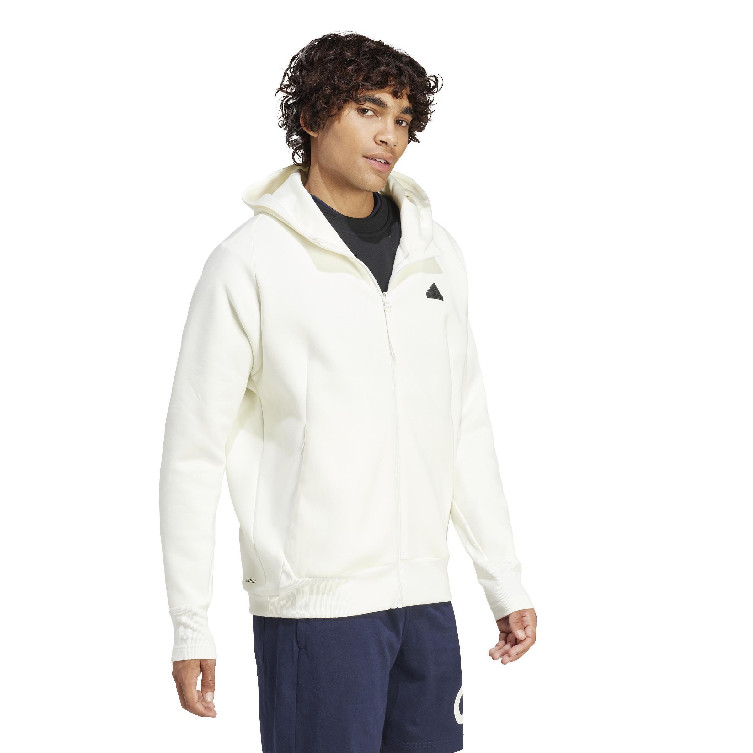 Z.N.E. Premium Full-Zip Track Top, White, A901_ONE, large image number 6