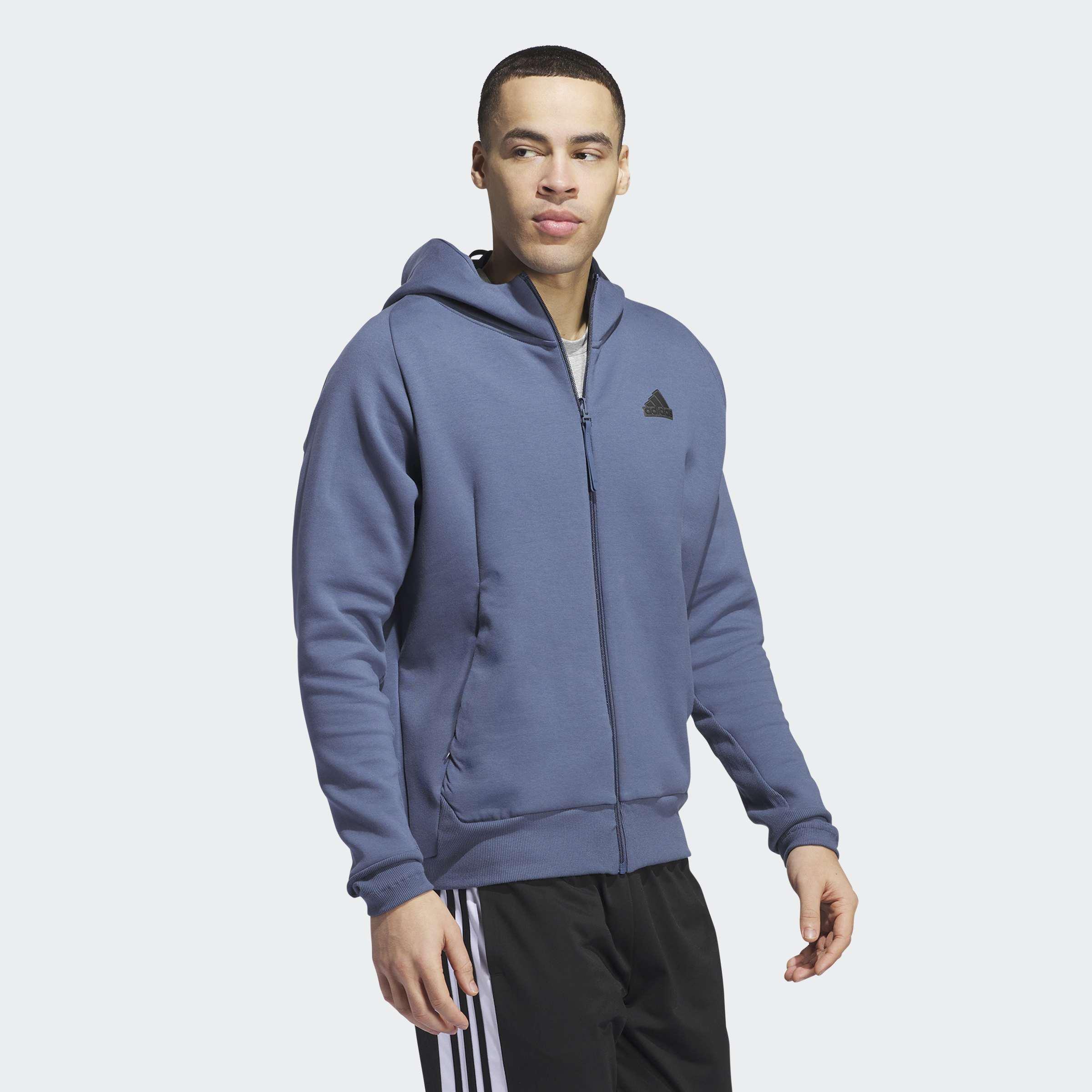 Z.N.E. Premium Full-Zip Hooded Track Jacket, Blue, A901_ONE, large image number 6