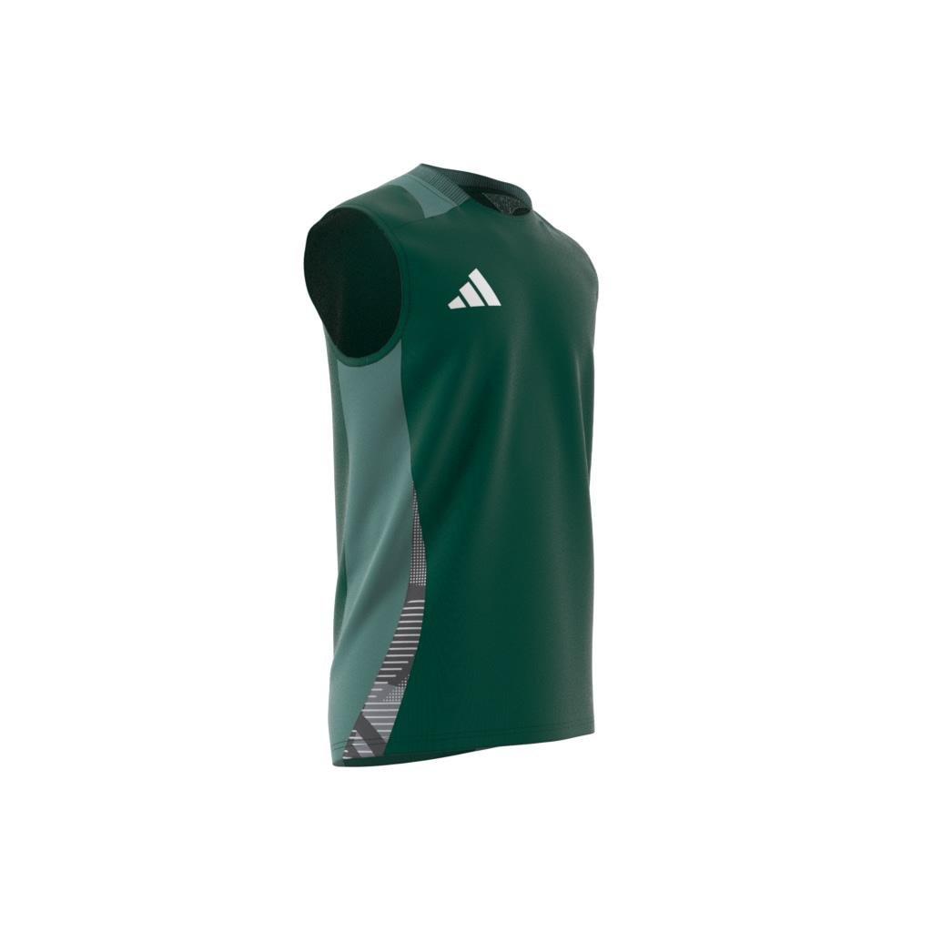 Tiro 24 Competition Training Sleeveless Jersey, Green, A901_ONE, large image number 7