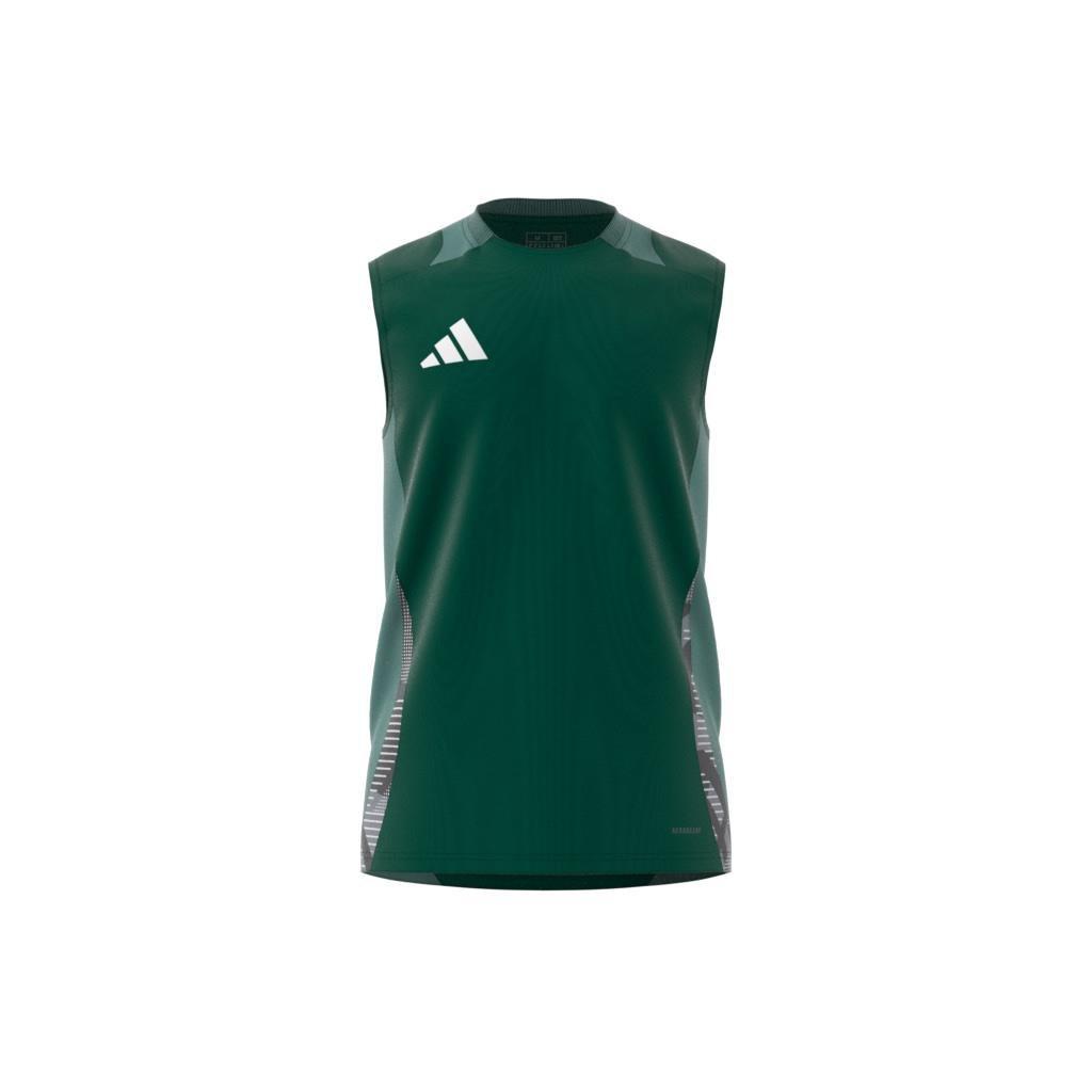 Tiro 24 Competition Training Sleeveless Jersey, Green, A901_ONE, large image number 10