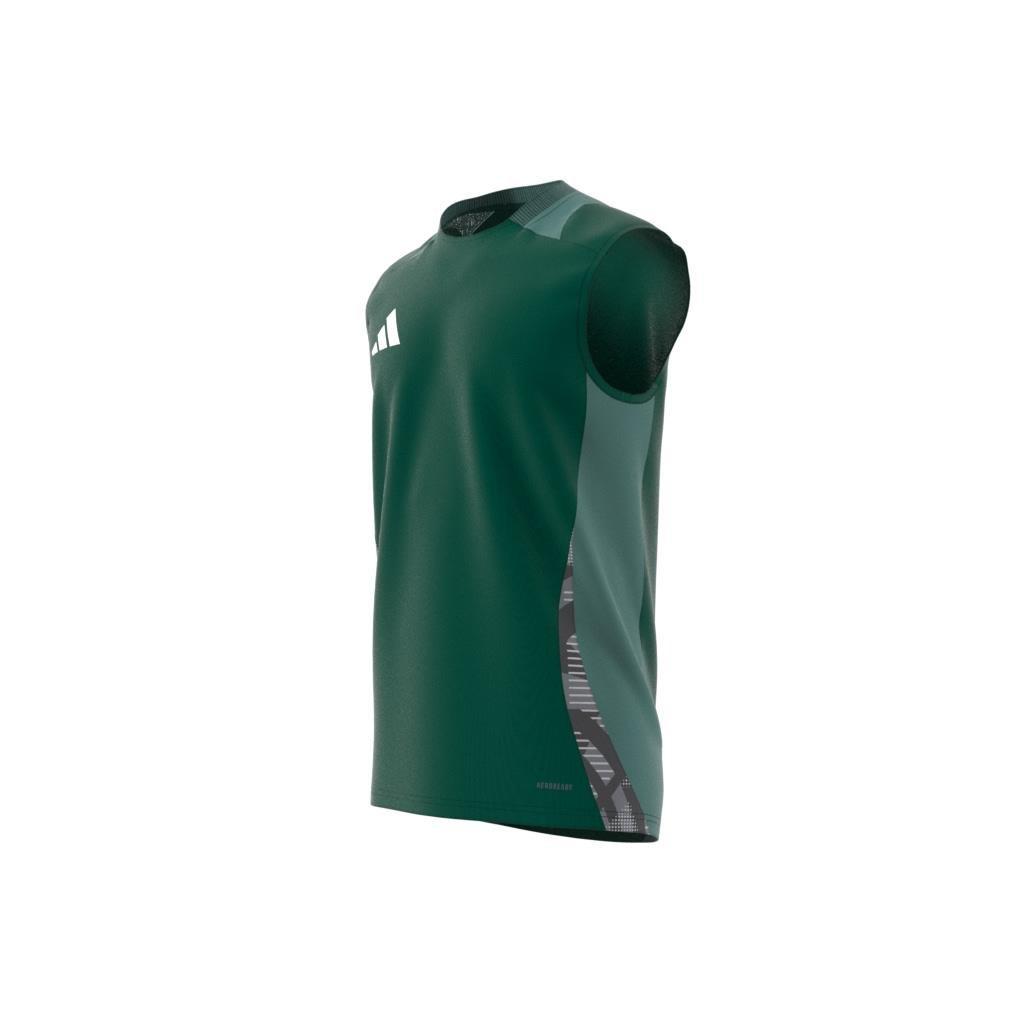 Tiro 24 Competition Training Sleeveless Jersey, Green, A901_ONE, large image number 14