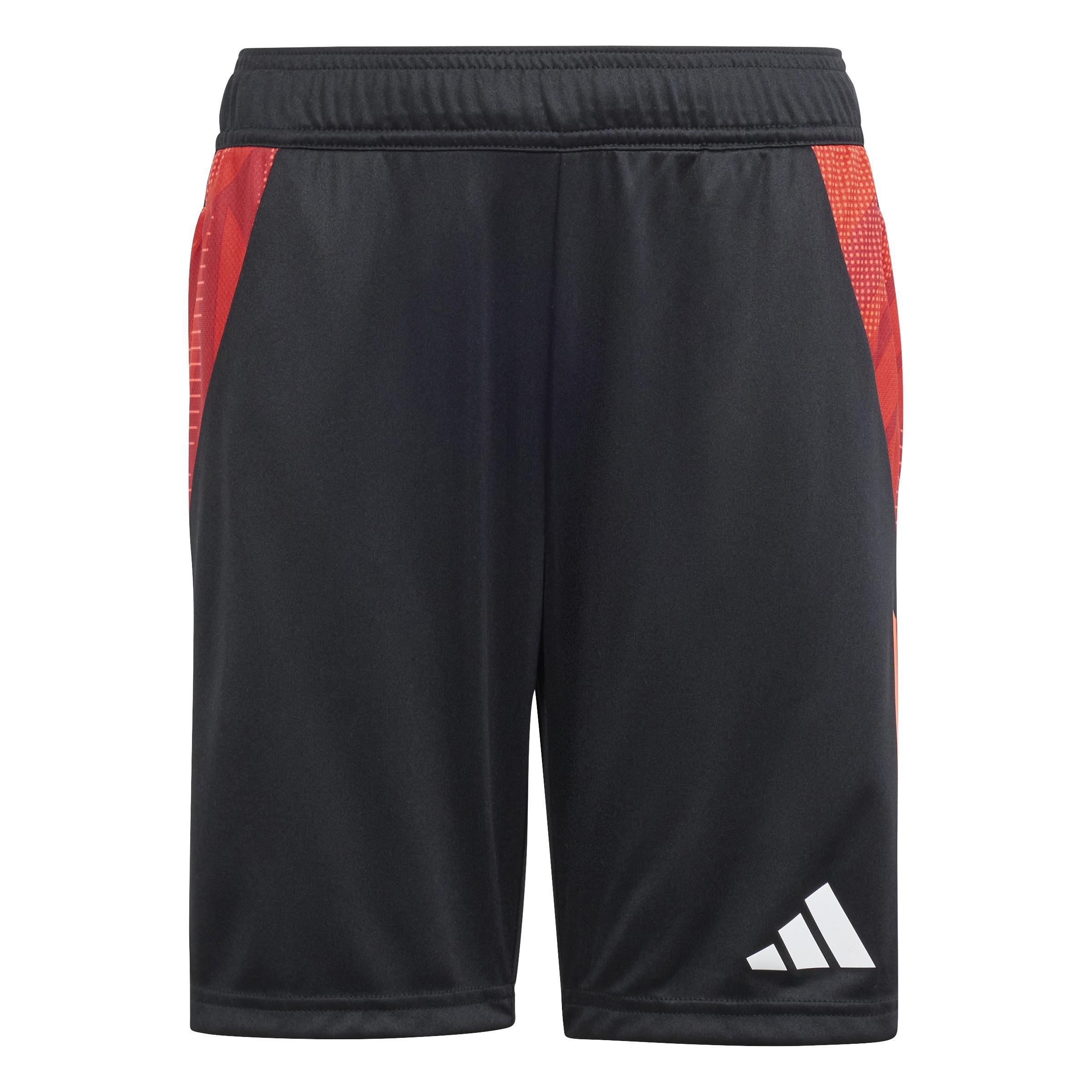 Unisex Kids Tiro 24 Competition Training Shorts, Black, , large image number 1