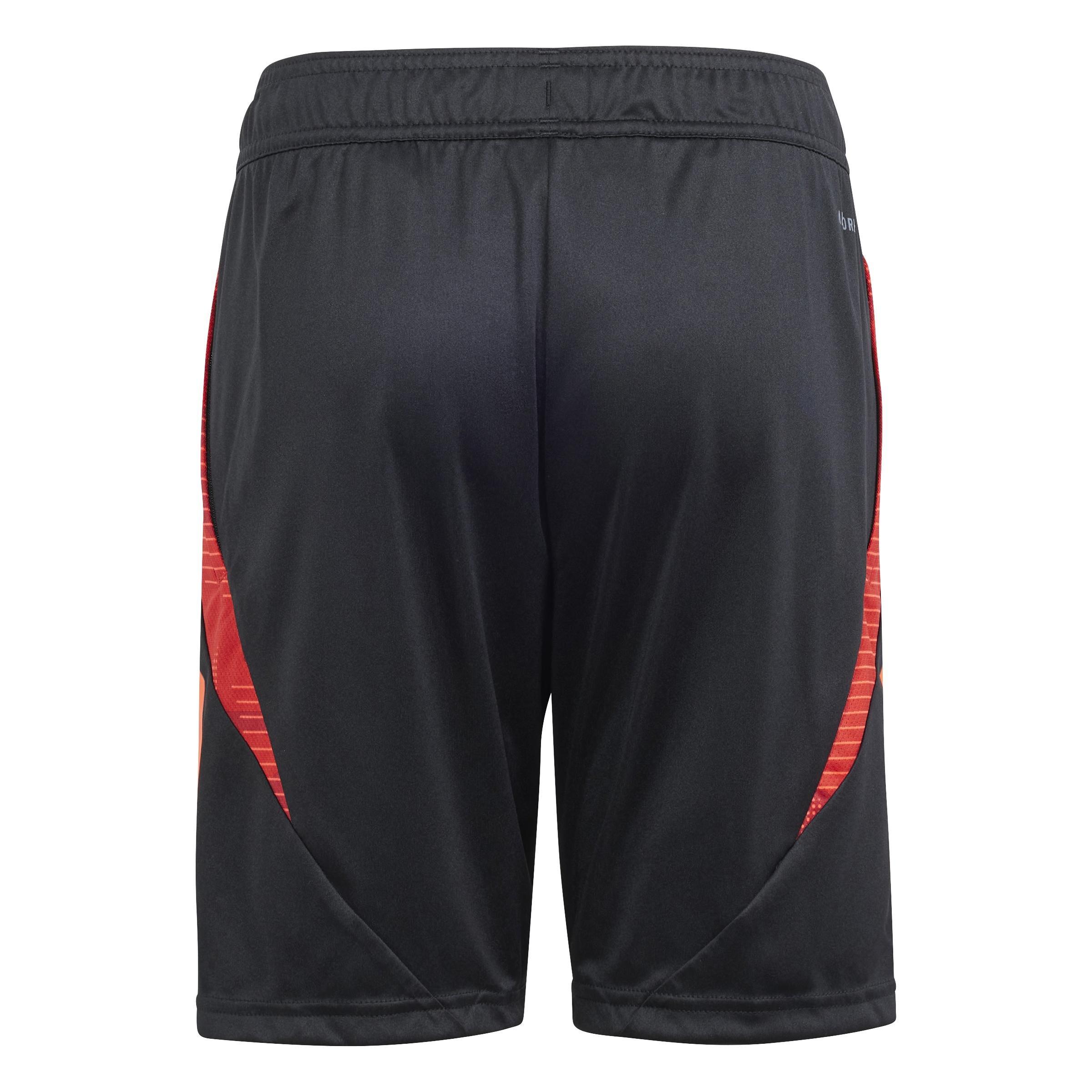 Unisex Kids Tiro 24 Competition Training Shorts, Black, , large image number 2