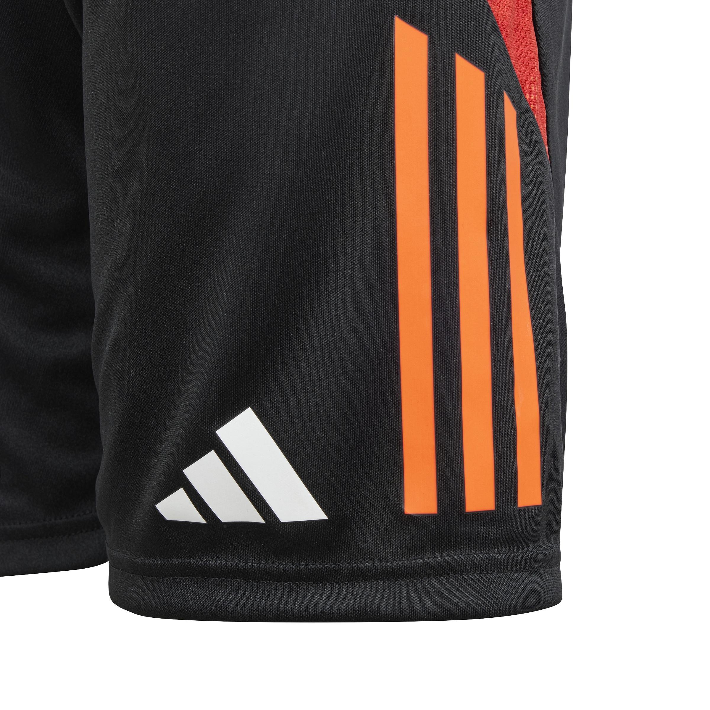 Unisex Kids Tiro 24 Competition Training Shorts, Black, , large image number 3