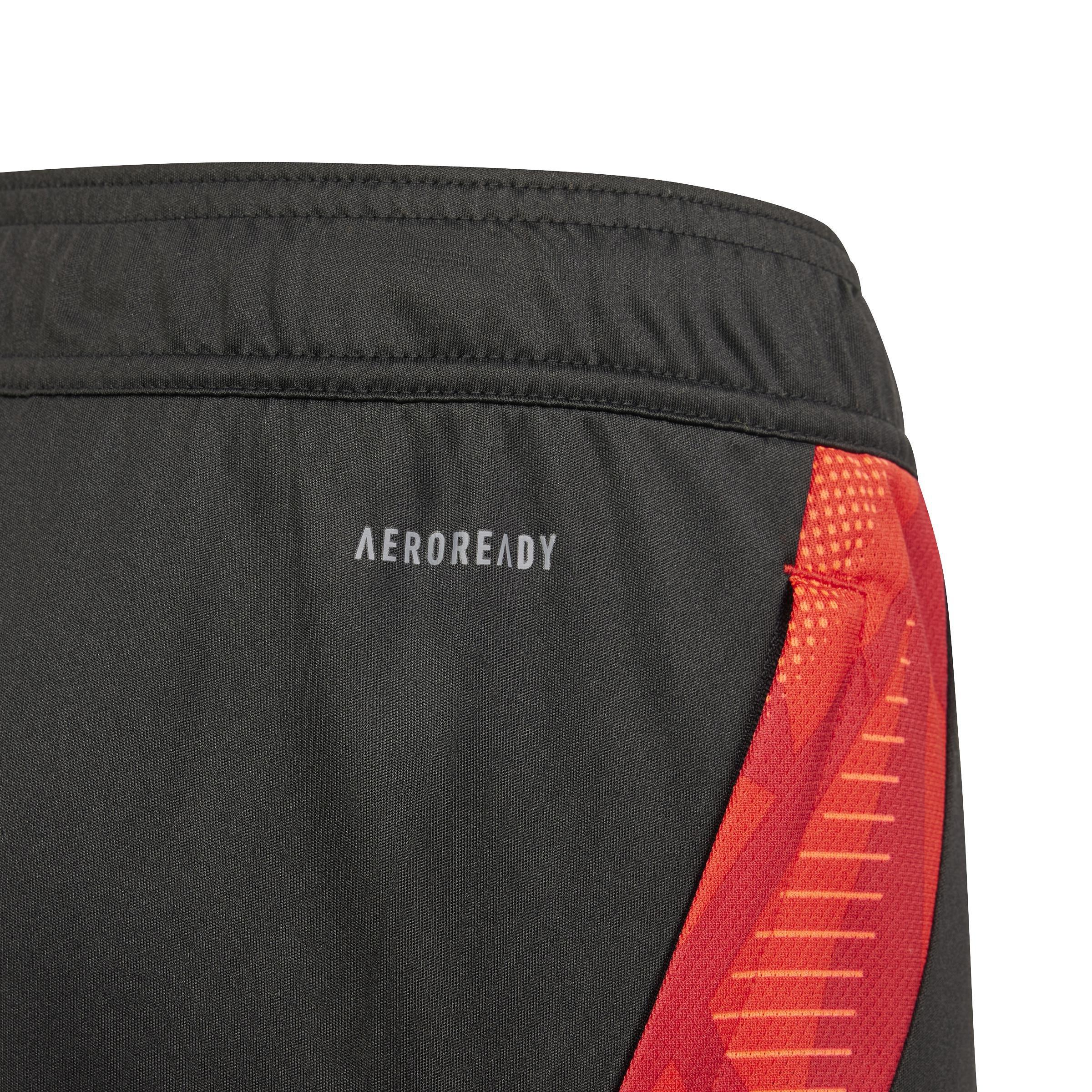 Unisex Kids Tiro 24 Competition Training Shorts, Black, , large image number 5