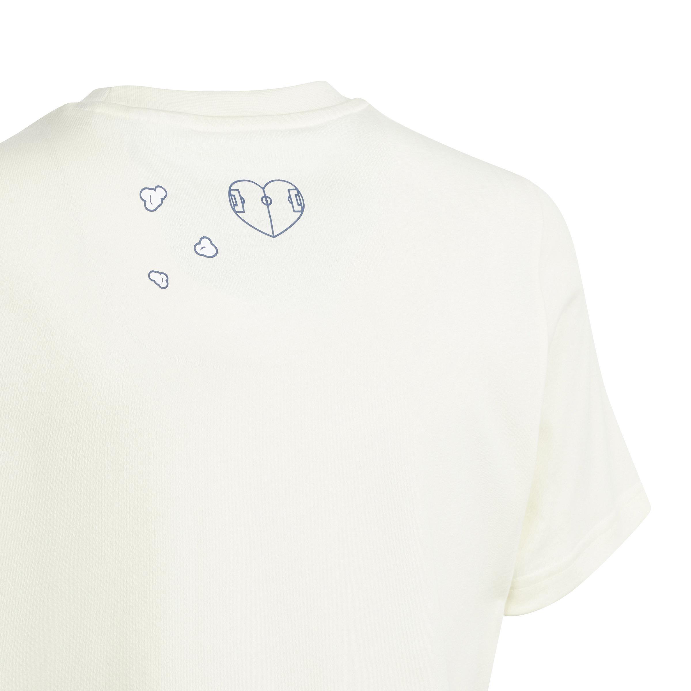 Unisex Kids Brand Love Graphic T-Shirt, Beige, A901_ONE, large image number 5