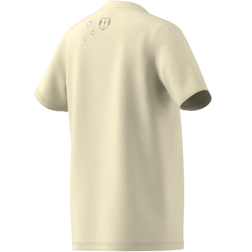 Unisex Kids Brand Love Graphic T-Shirt, Beige, A901_ONE, large image number 11