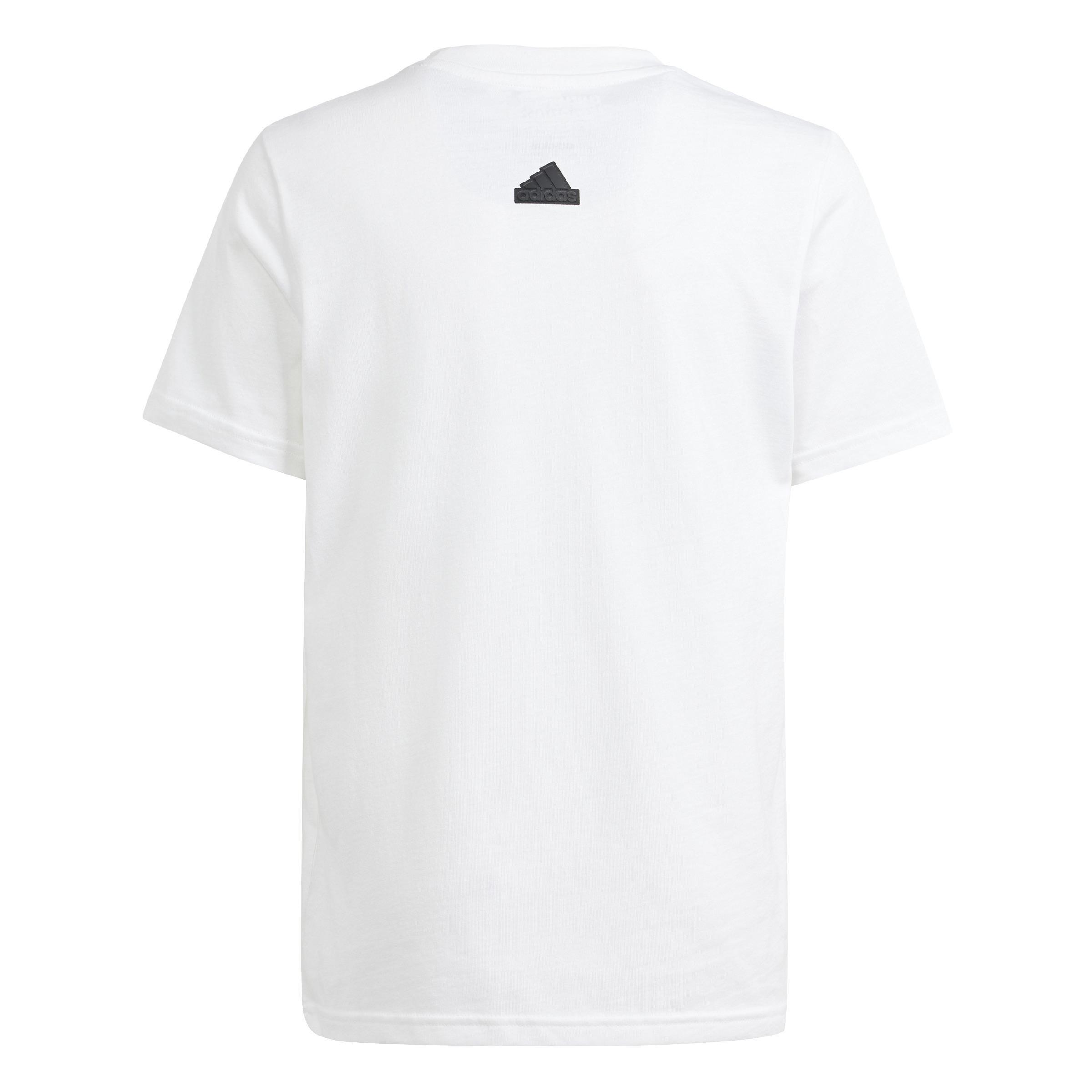 Unisex Kids Future Icons Graphic T-Shirt, White, , large image number 2