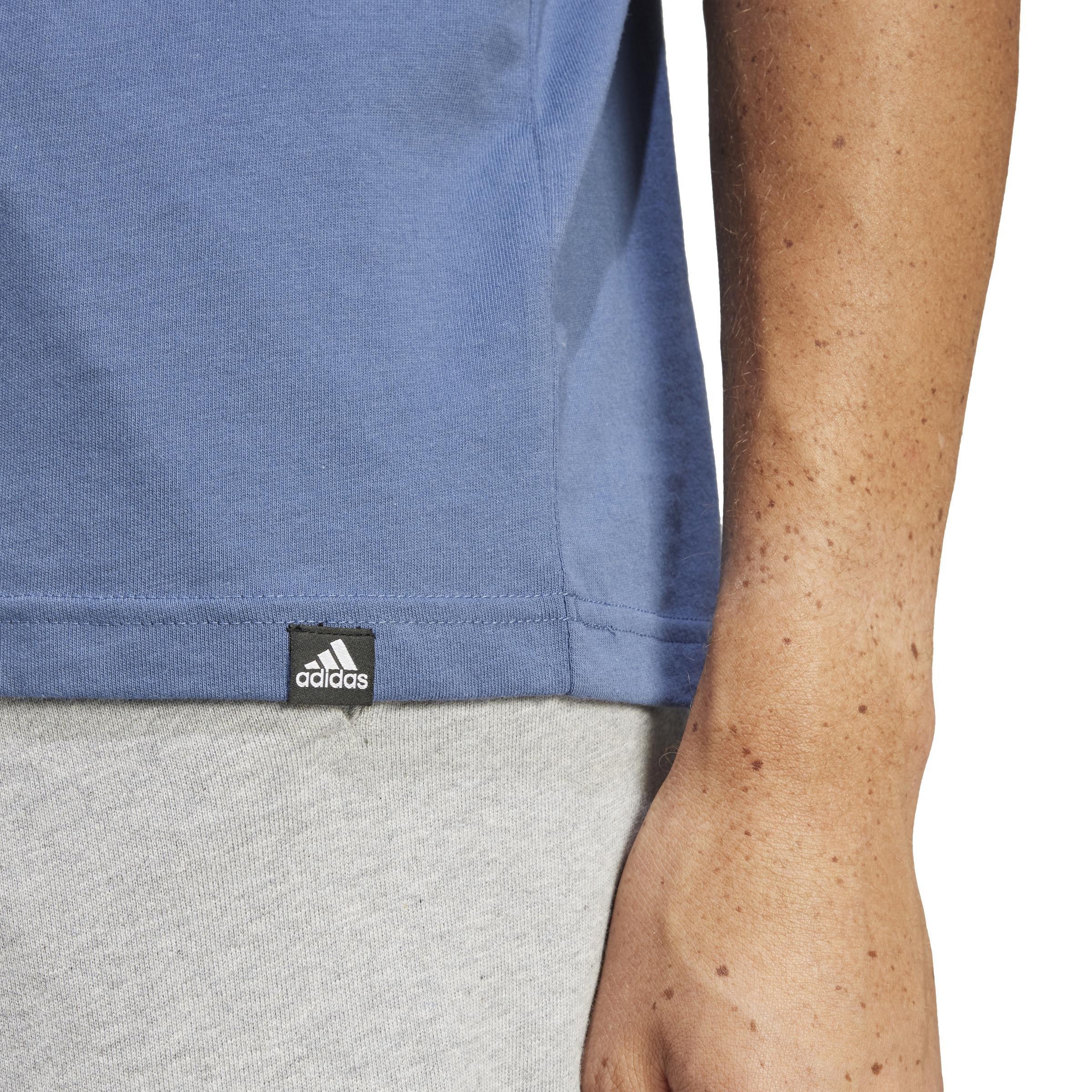 Camo Linear Graphic T-Shirt, Blue, , large image number 4