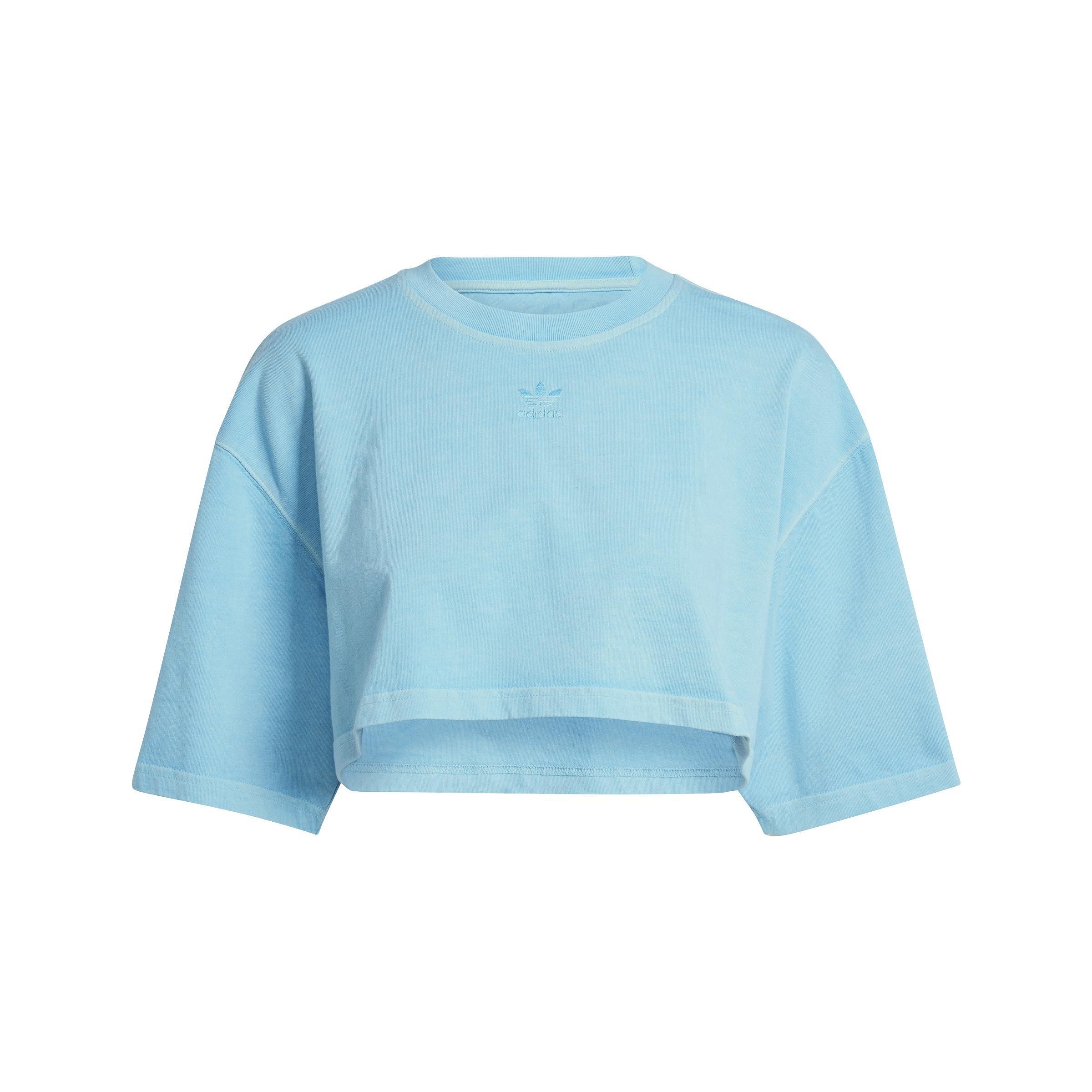 Essentials+ Crop Top, Blue, A901_ONE, large image number 0