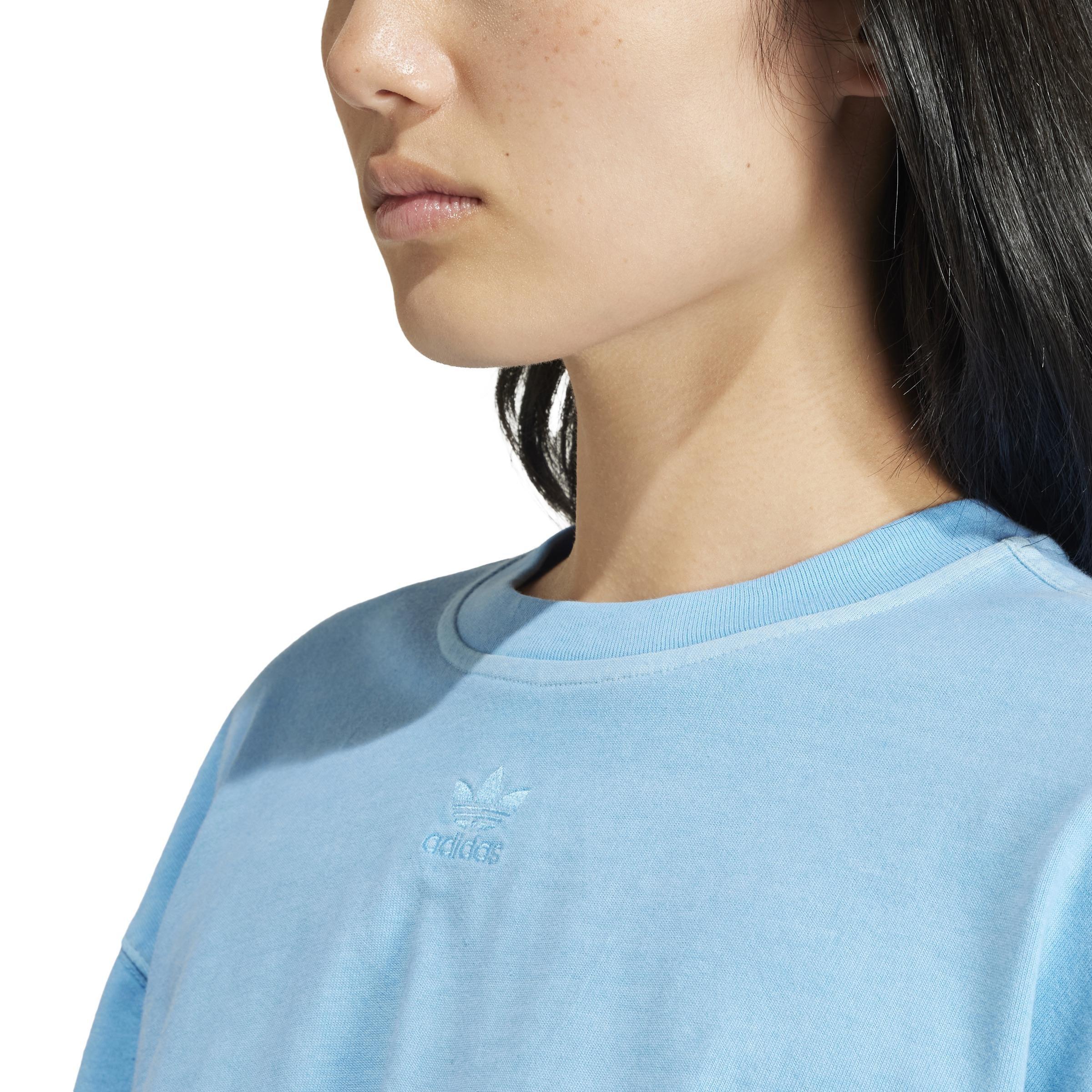 Essentials+ Crop Top, Blue, A901_ONE, large image number 5