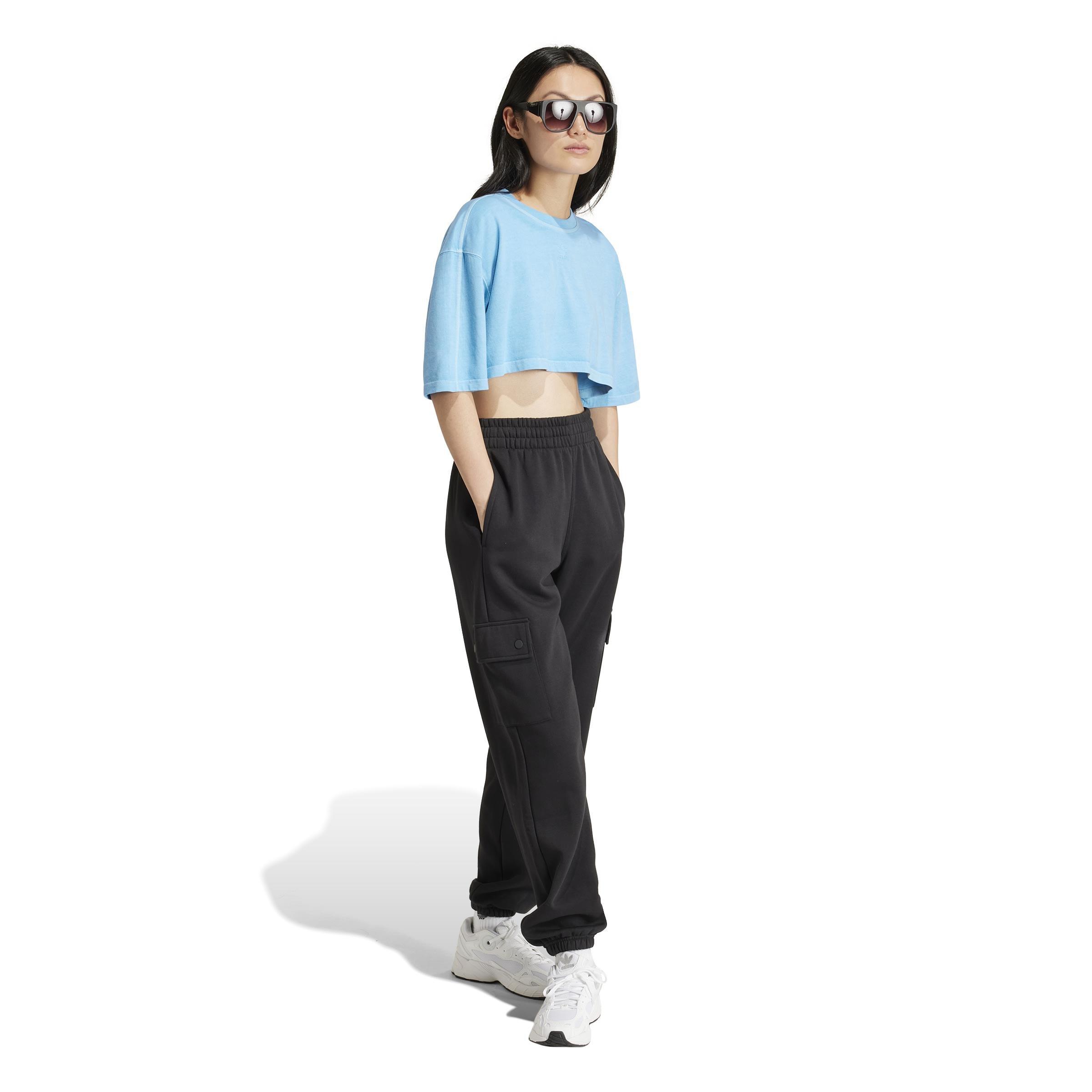 Essentials+ Crop Top, Blue, A901_ONE, large image number 6