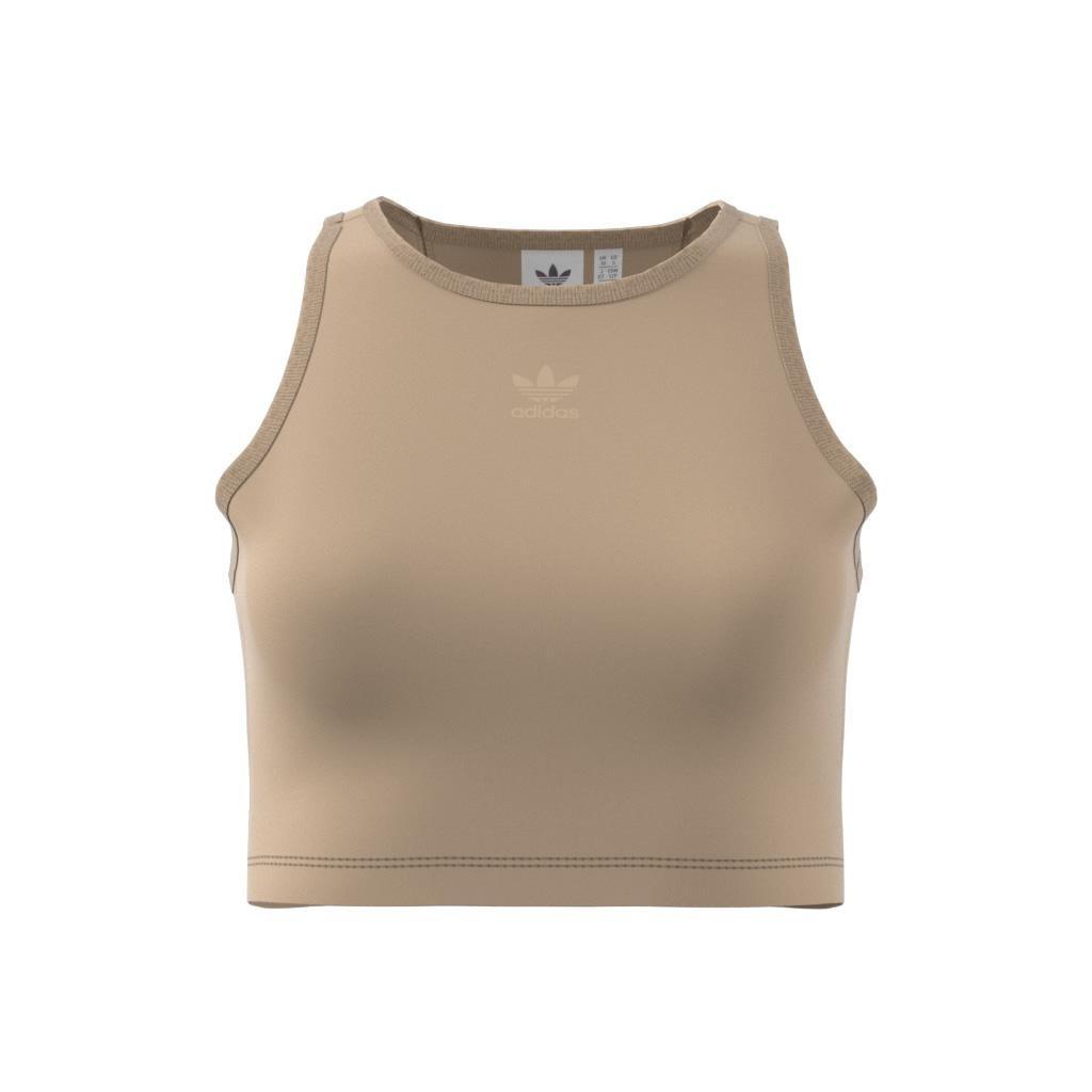 Essentials+ Crop Tank Top, Beige, A901_ONE, large image number 9