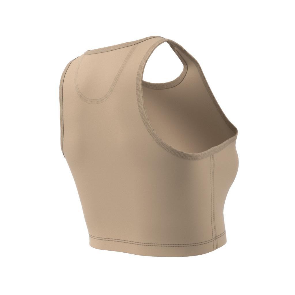 Essentials+ Crop Tank Top, Beige, A901_ONE, large image number 13