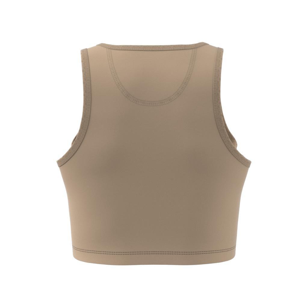 Essentials+ Crop Tank Top, Beige, A901_ONE, large image number 14