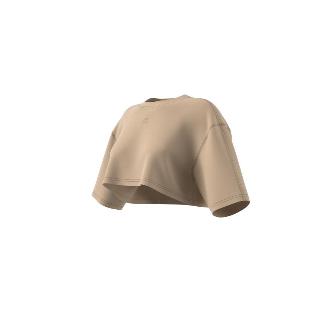 Essentials+ Cropped T-Shirt, Beige, A901_ONE, large image number 14