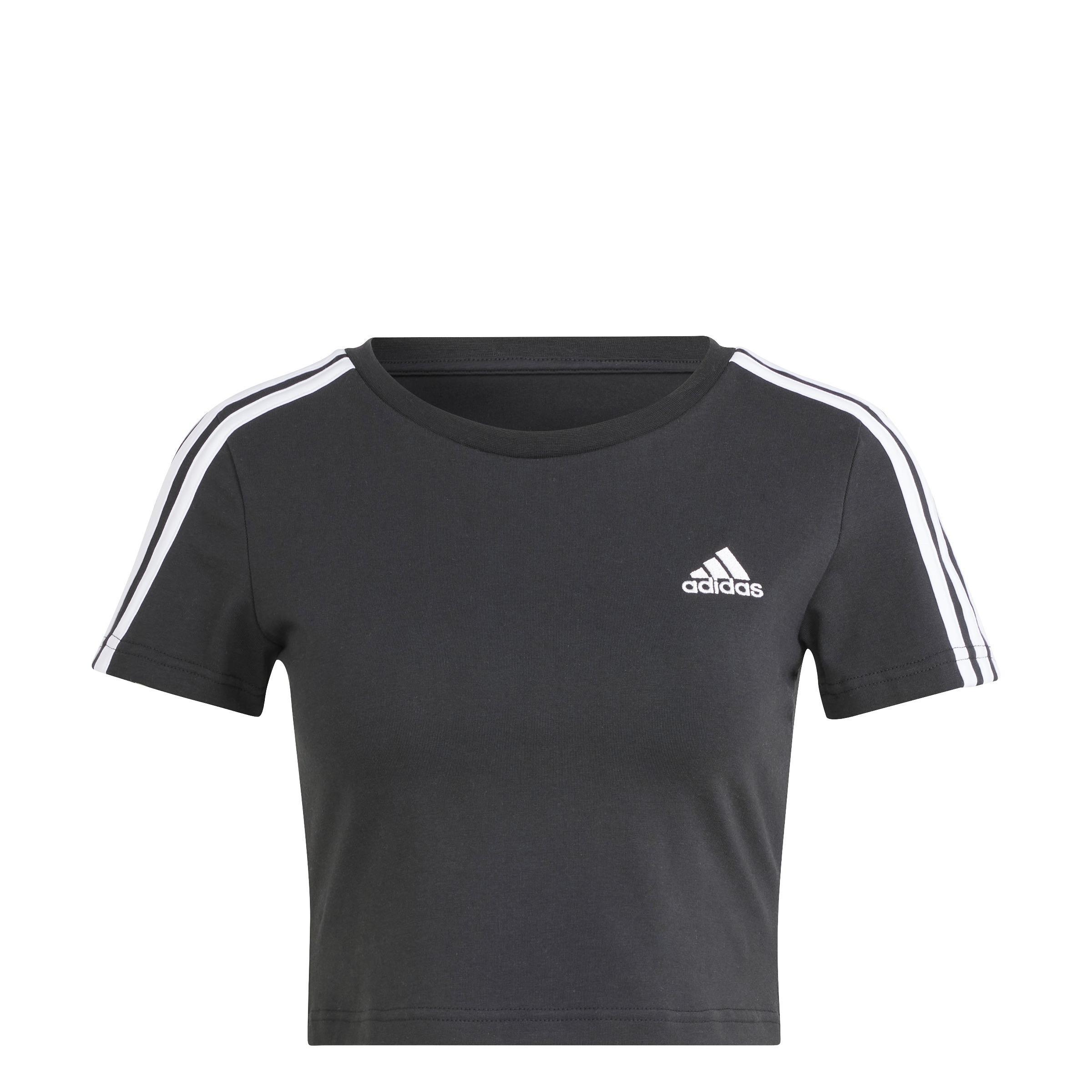 Essentials 3-Stripes T-Shirt, Black, A901_ONE, large image number 1