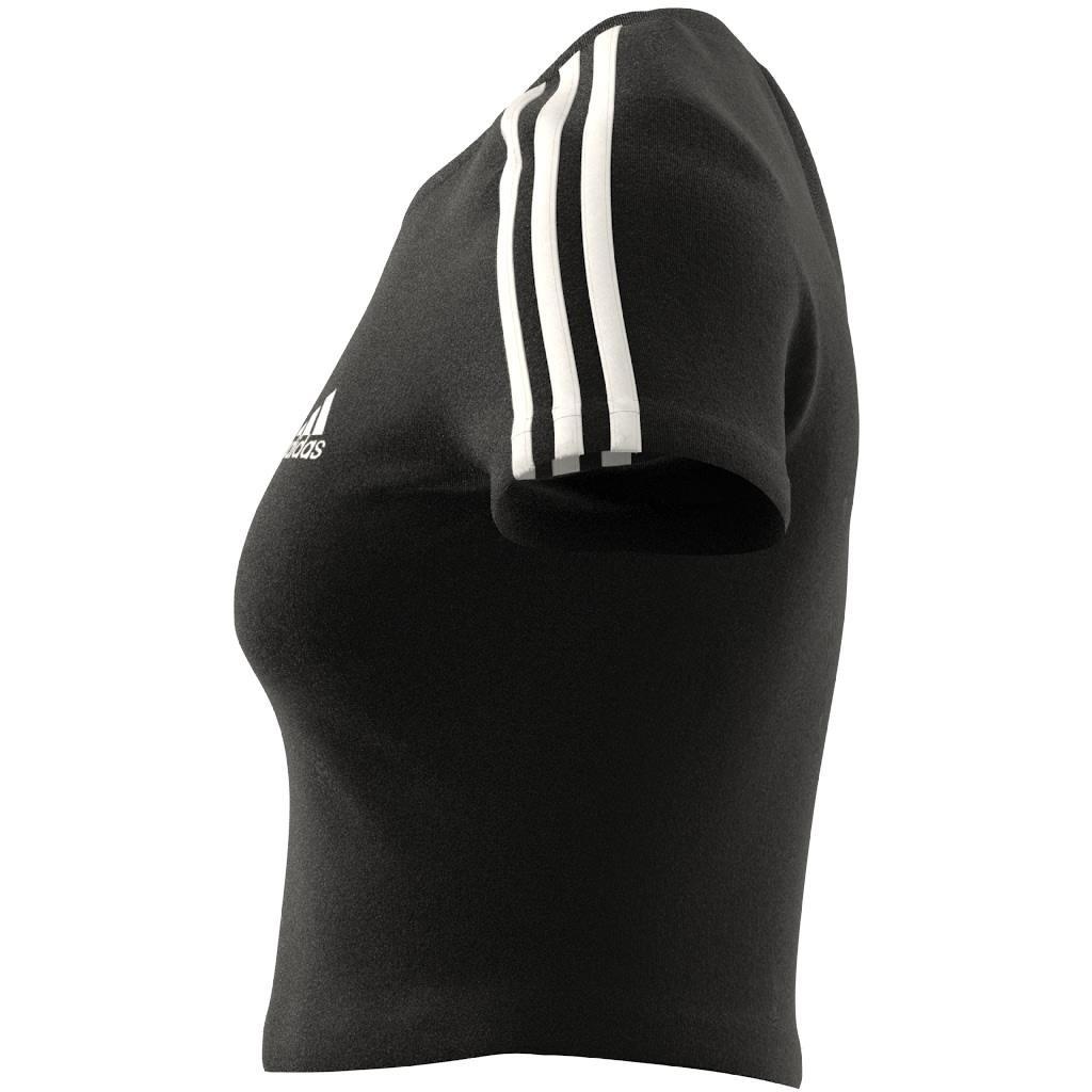 Essentials 3-Stripes T-Shirt, Black, A901_ONE, large image number 7