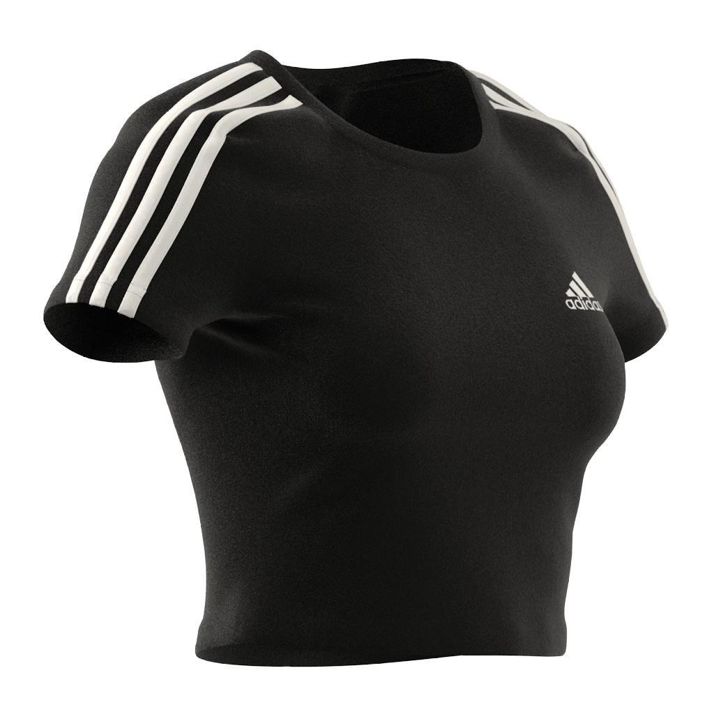 Essentials 3-Stripes T-Shirt, Black, A901_ONE, large image number 8