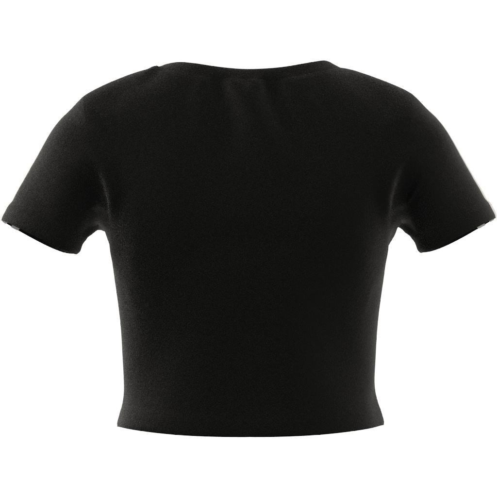 Essentials 3-Stripes T-Shirt, Black, , large image number 12