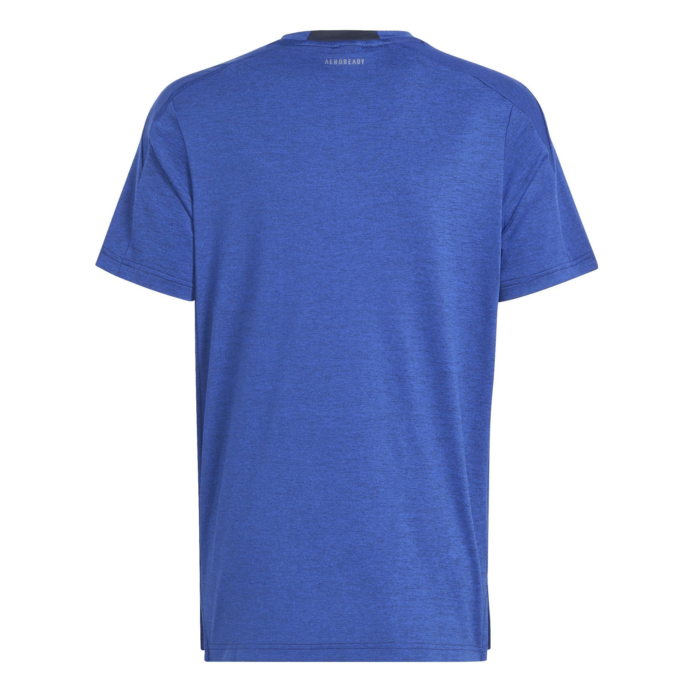 Kids Training Aeroready Heather T-Shirt, Blue, , large image number 2