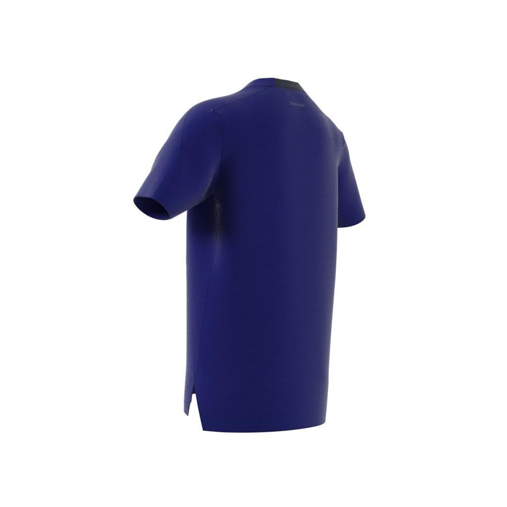 Kids Training Aeroready Heather T-Shirt, Blue, , large image number 6