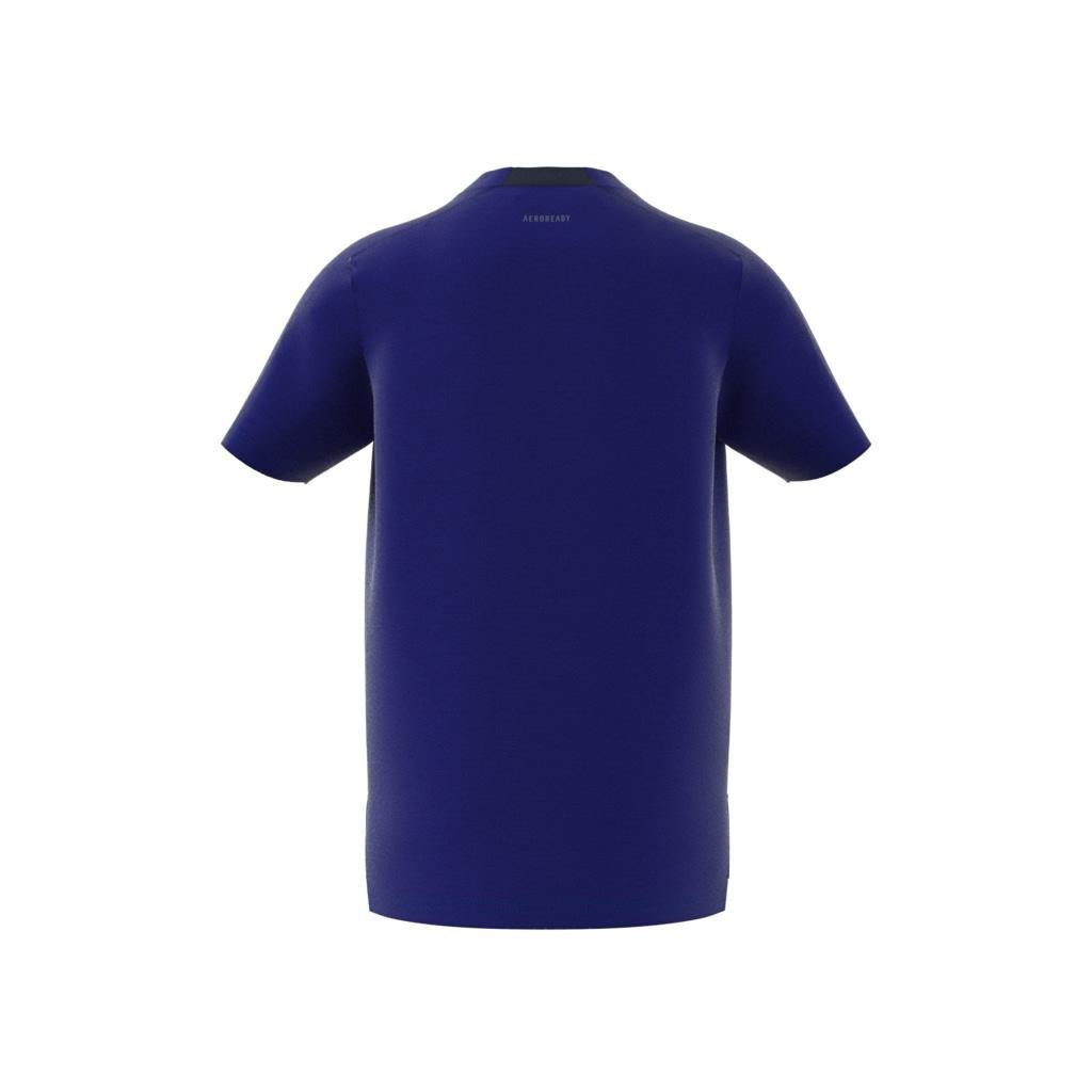 Kids Training Aeroready Heather T-Shirt, Blue, , large image number 11