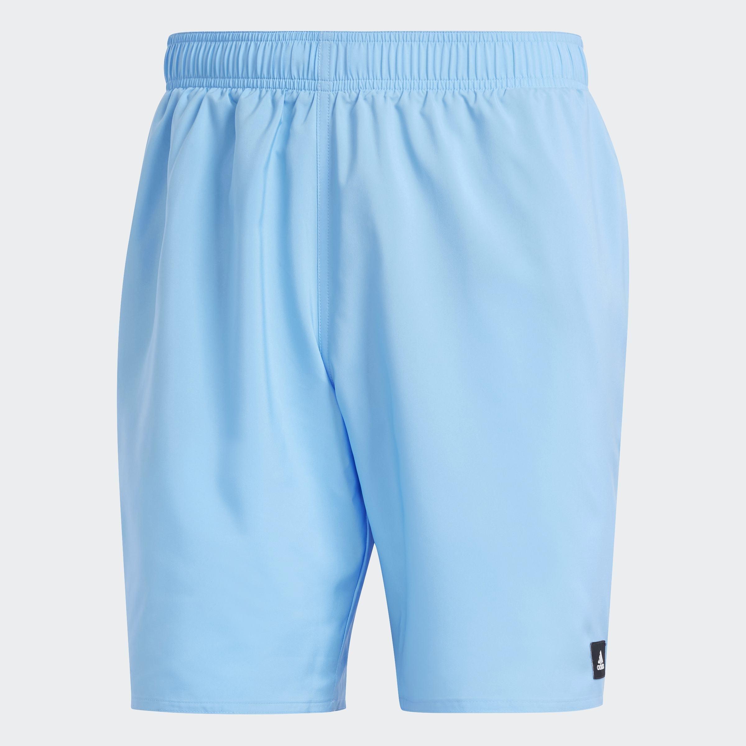 Solid Clx Classic-Length Swim Shorts, Blue, A901_ONE, large image number 0