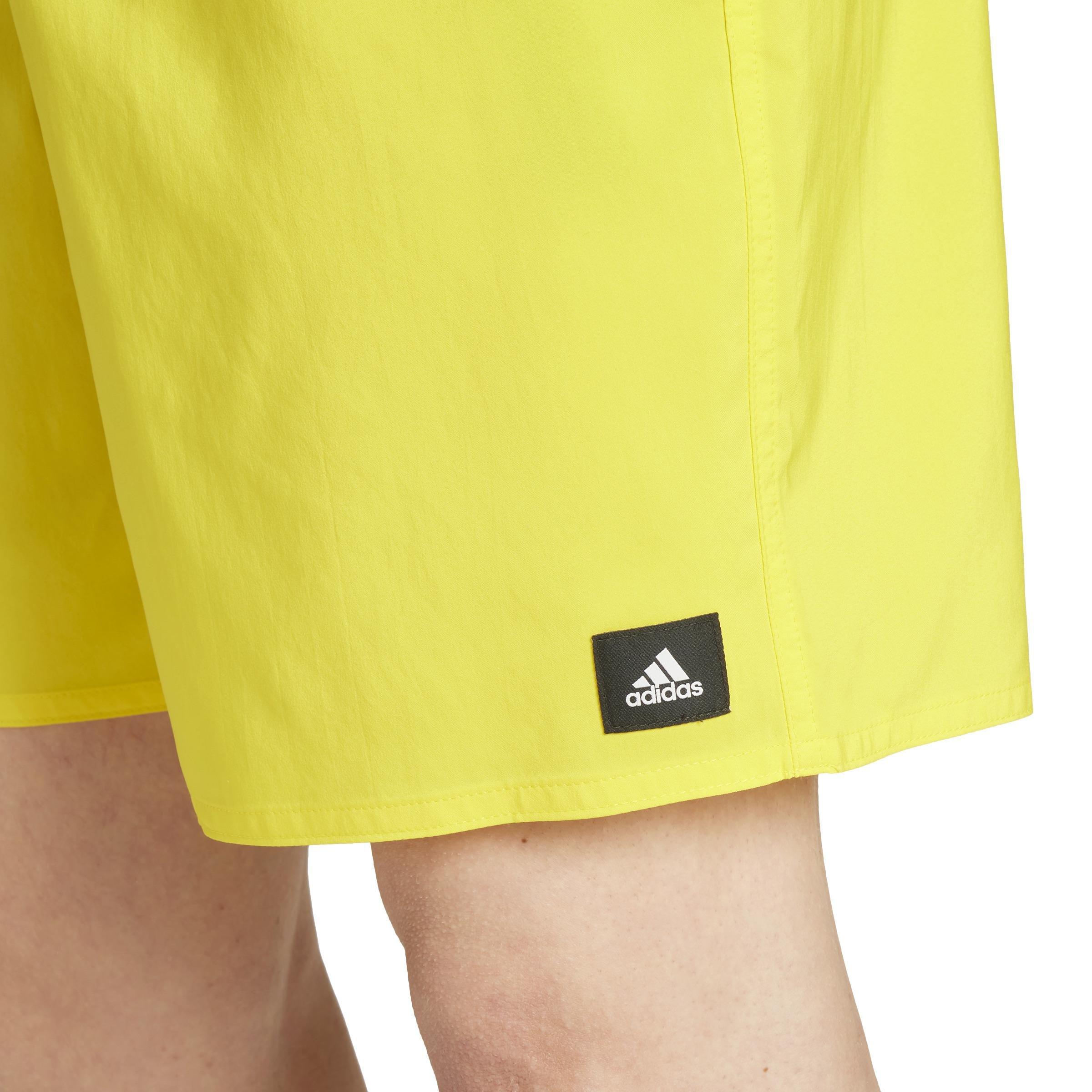 Solid Clx Classic-Length Swim Shorts, Yellow, A901_ONE, large image number 4