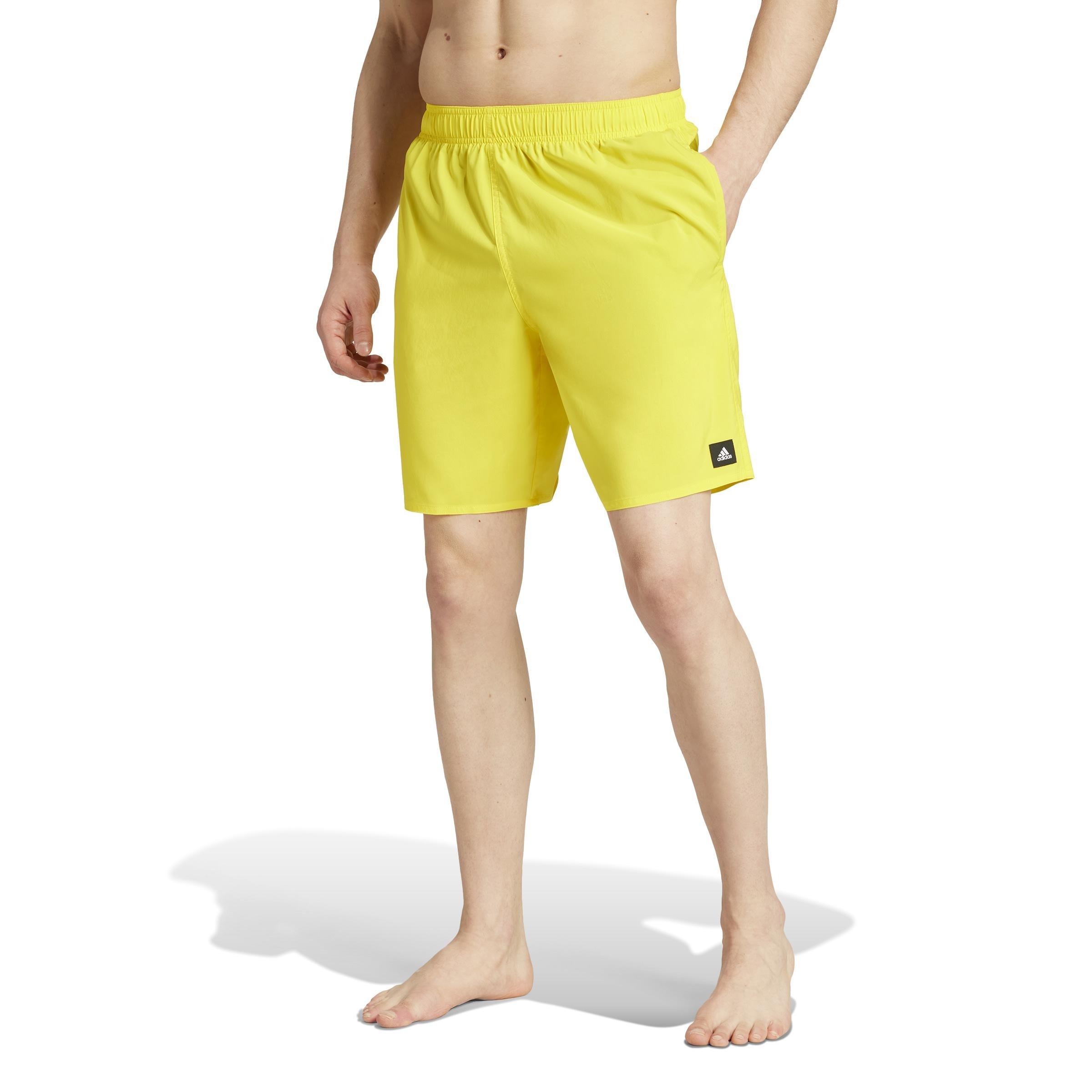 Solid Clx Classic-Length Swim Shorts, Yellow, , large image number 13