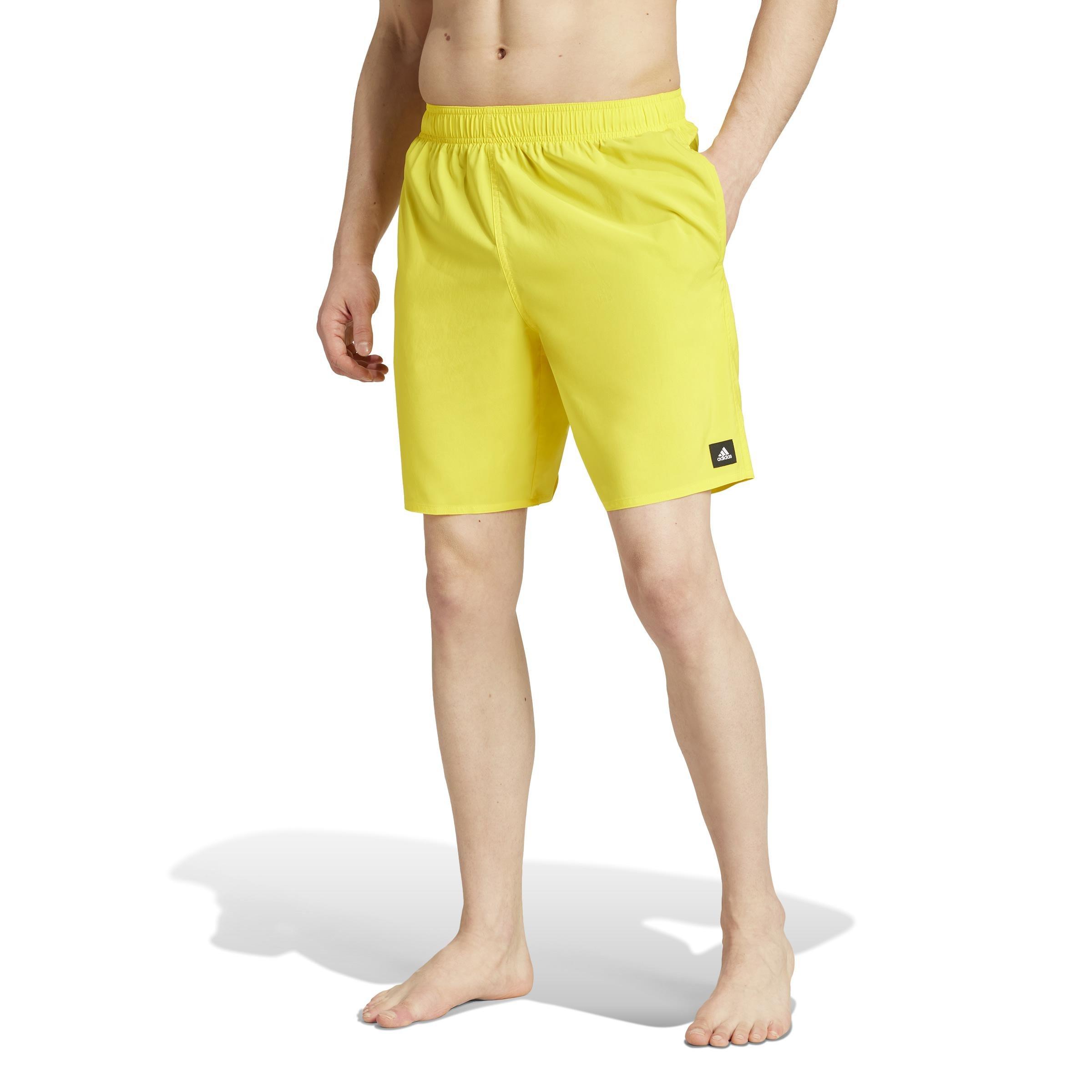 Solid Clx Classic-Length Swim Shorts, Yellow, A901_ONE, large image number 13