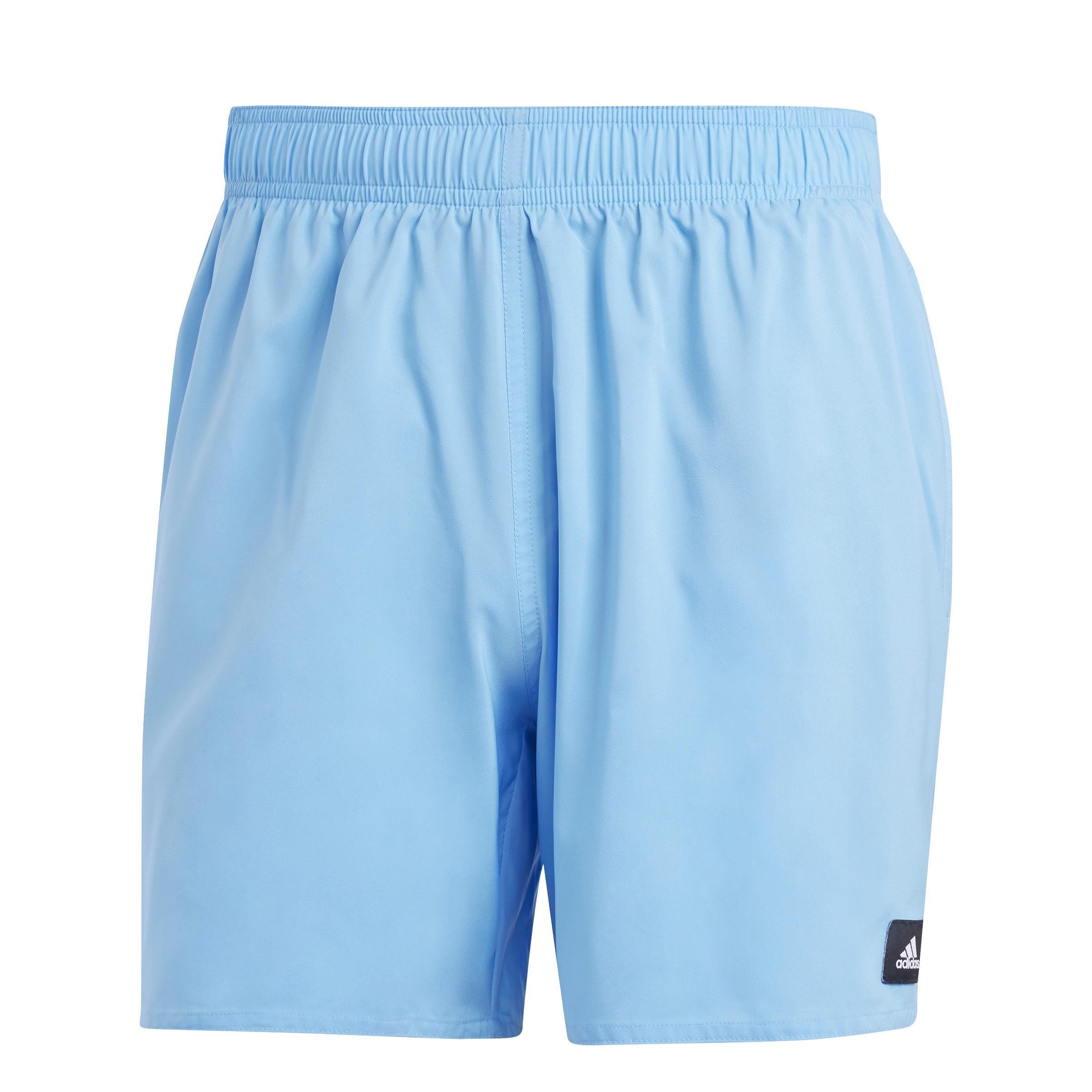 Solid Clx Short-Length Swim Shorts, Blue, A901_ONE, large image number 0