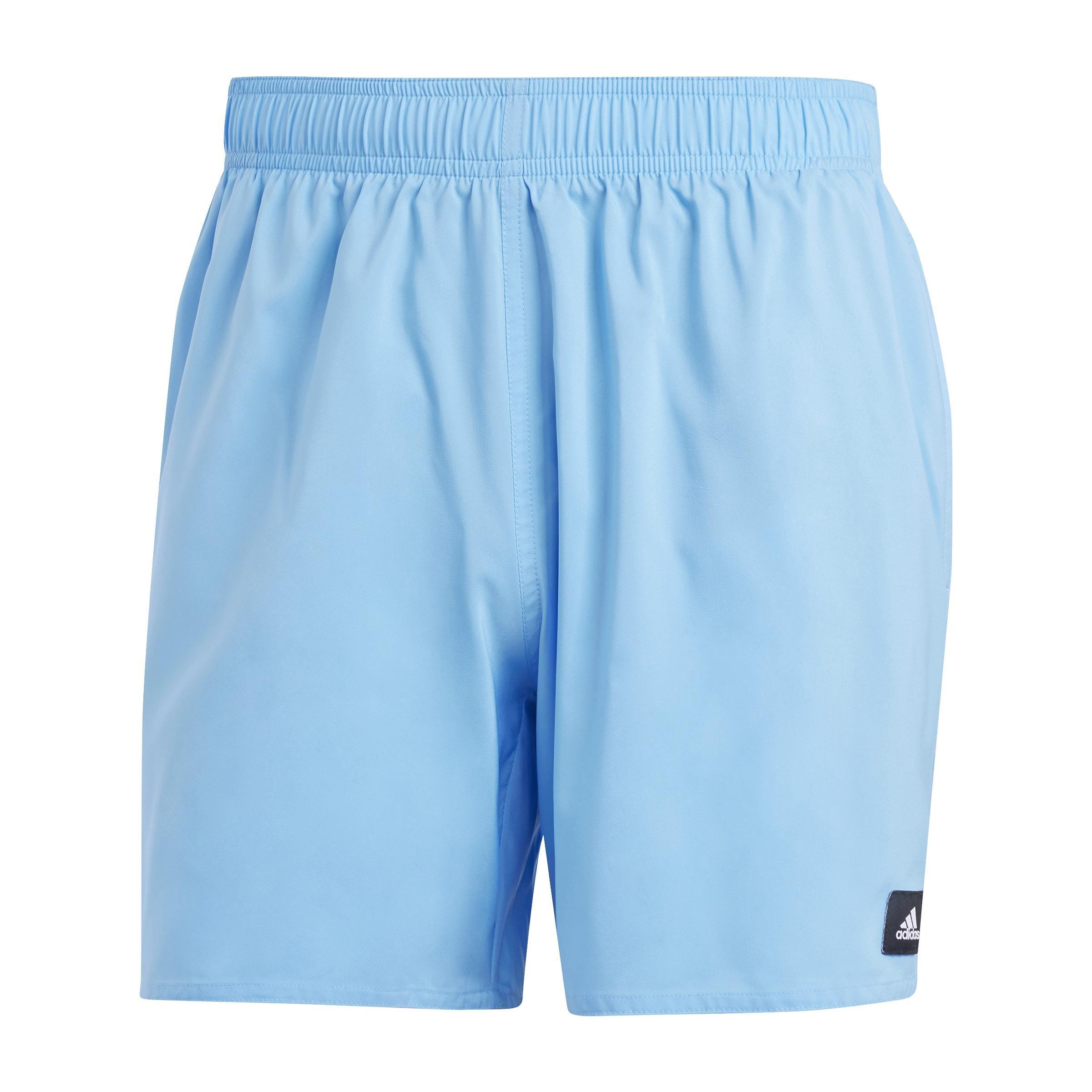 Solid Clx Short-Length Swim Shorts, Blue, A901_ONE, large image number 1