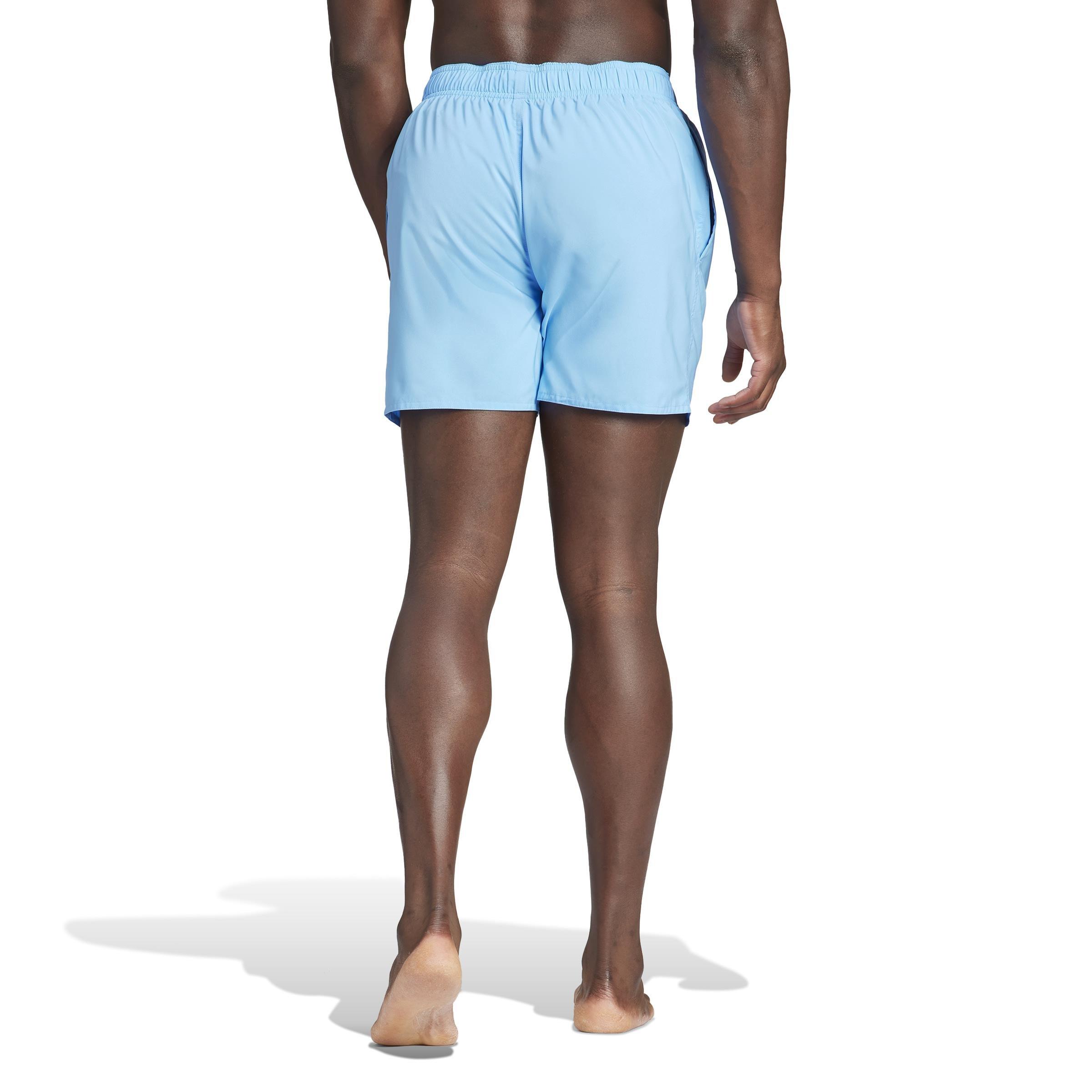 Solid Clx Short-Length Swim Shorts, Blue, A901_ONE, large image number 2