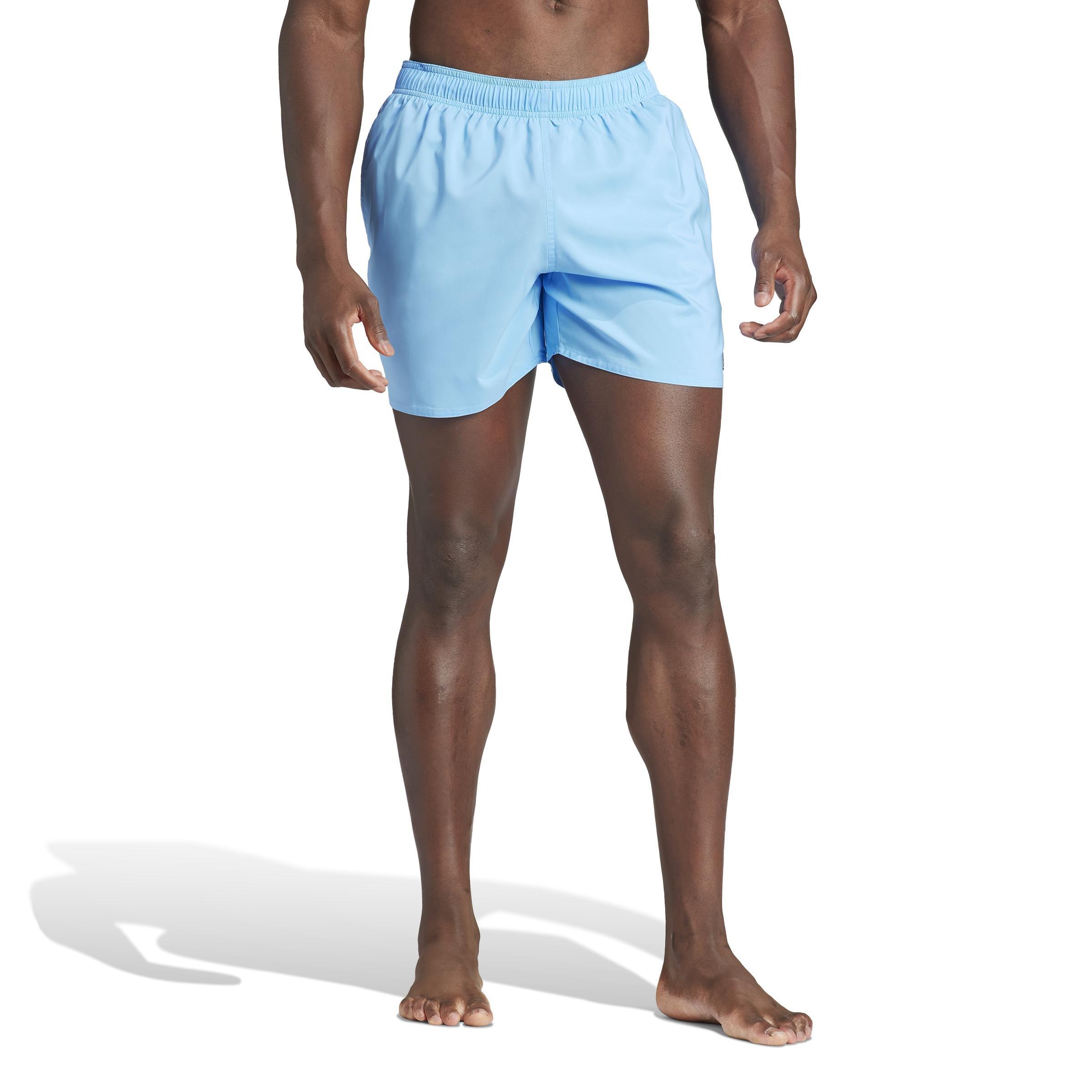 Solid Clx Short-Length Swim Shorts, Blue, A901_ONE, large image number 11