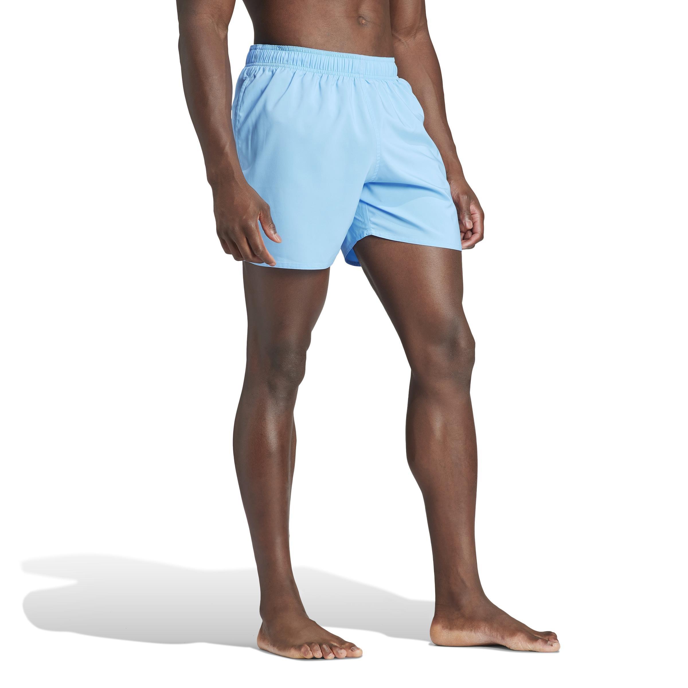 Solid Clx Short-Length Swim Shorts, Blue, A901_ONE, large image number 12