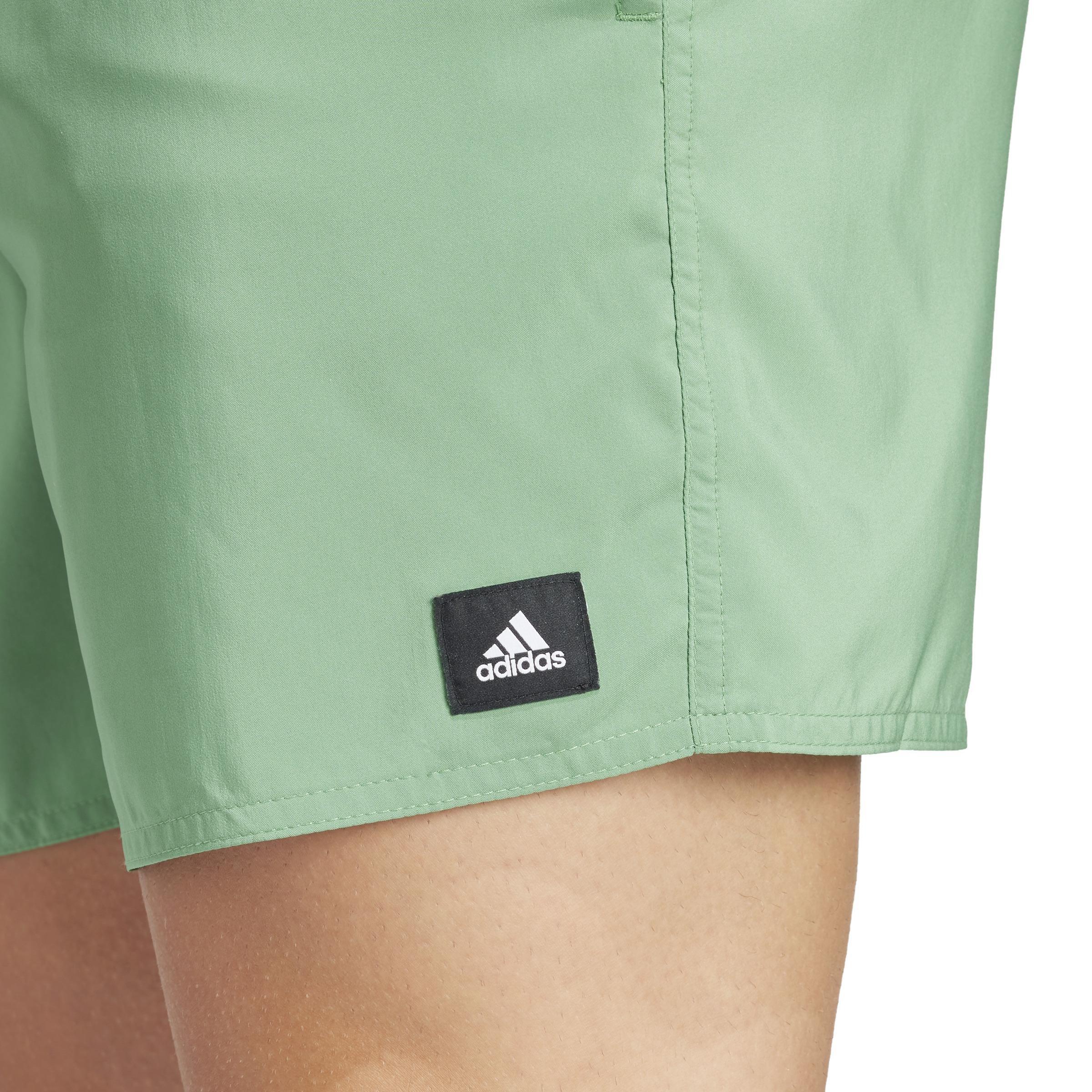 Solid Clx Short-Length Swim Shorts, Green, , large image number 4