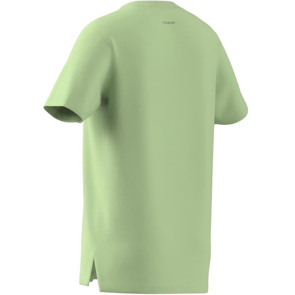 Kids Training Aeroready T-Shirt, Green, , large image number 12