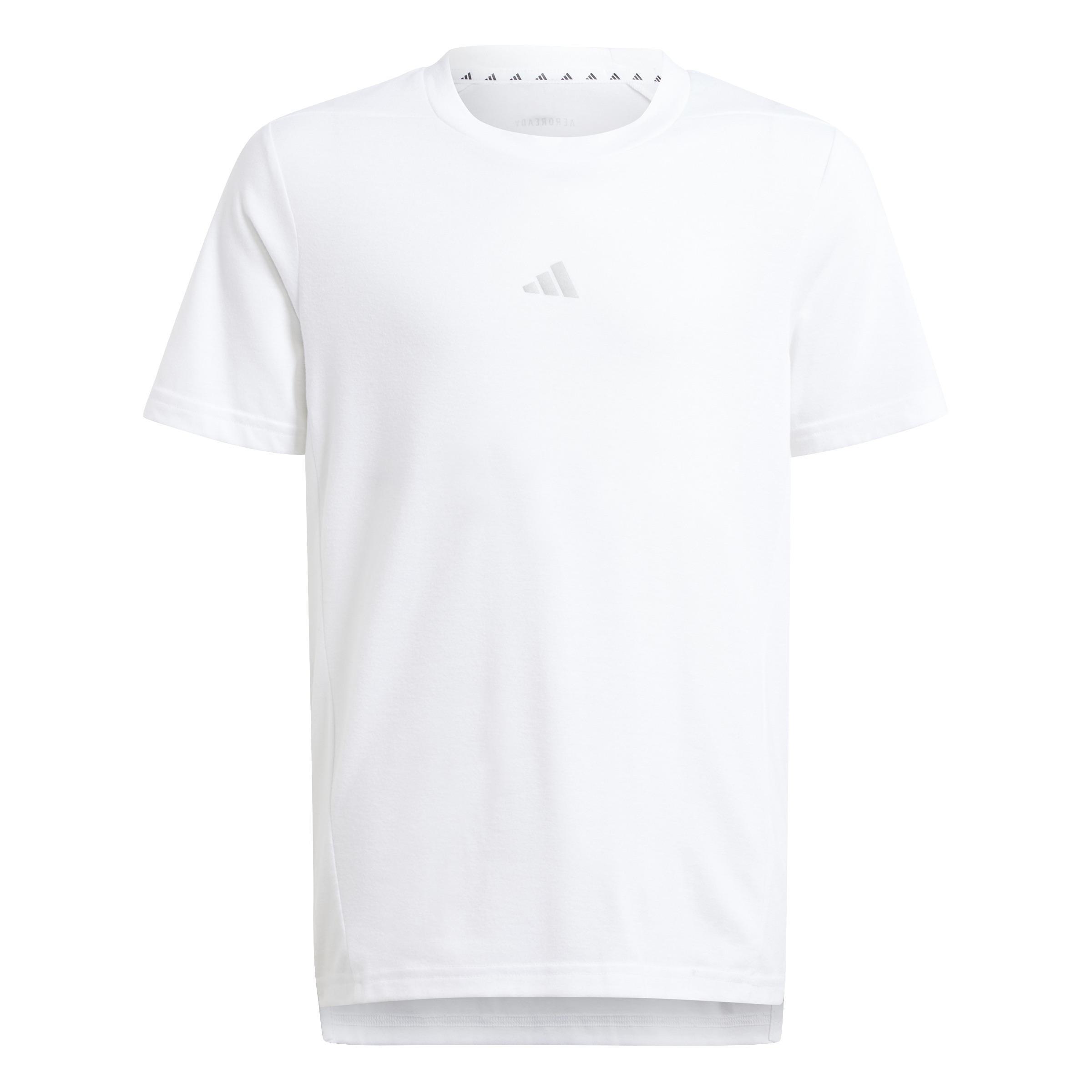 Kids Training Aeroready T-Shirt, White, A901_ONE, large image number 0