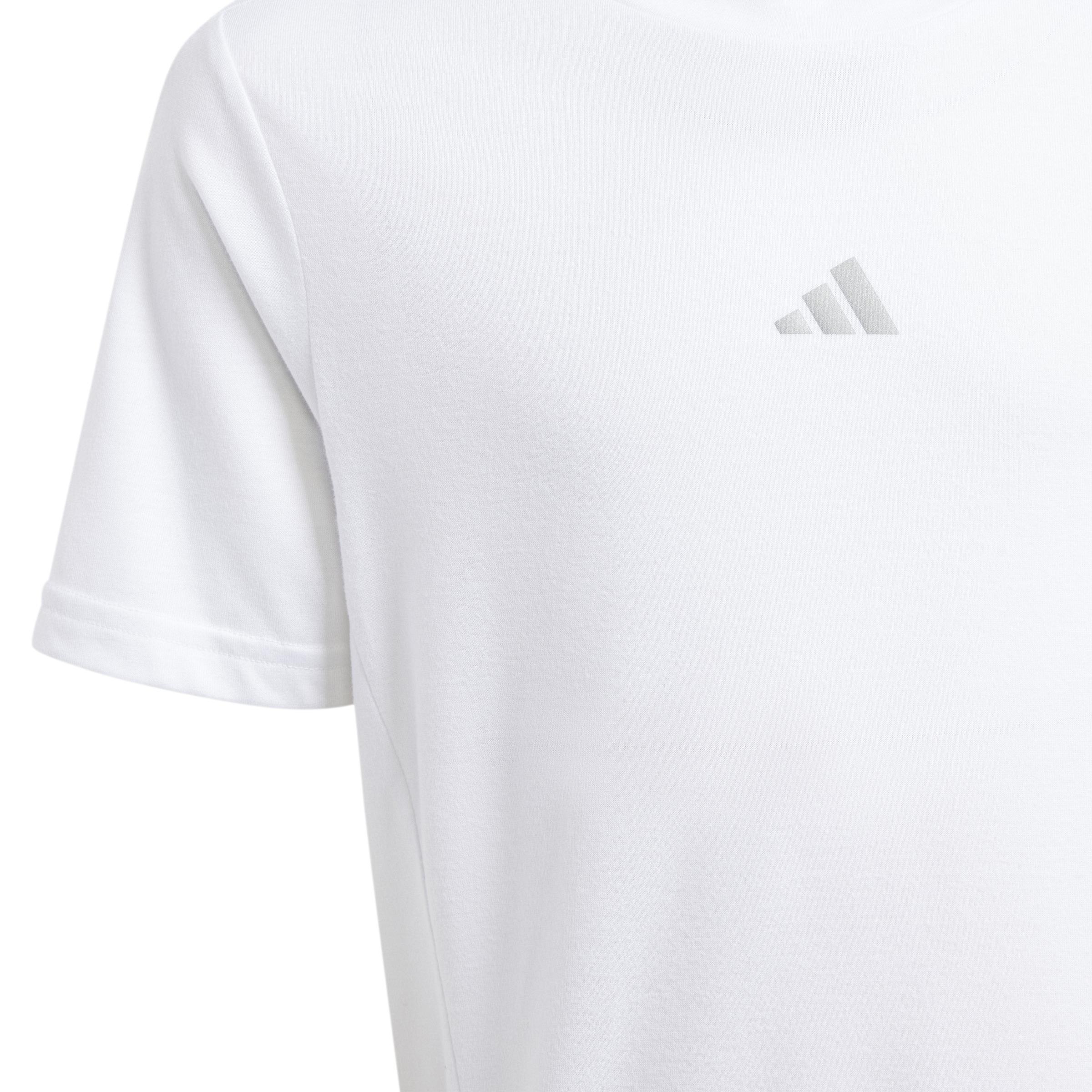 Kids Training Aeroready T-Shirt, White, A901_ONE, large image number 7