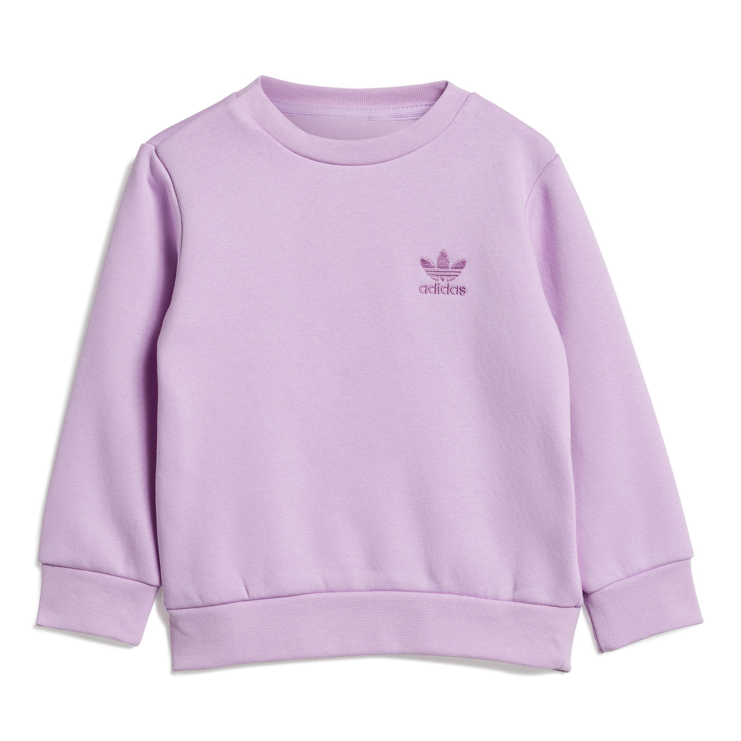 Unisex Adicolor Crew Set, Purple, A901_ONE, large image number 13